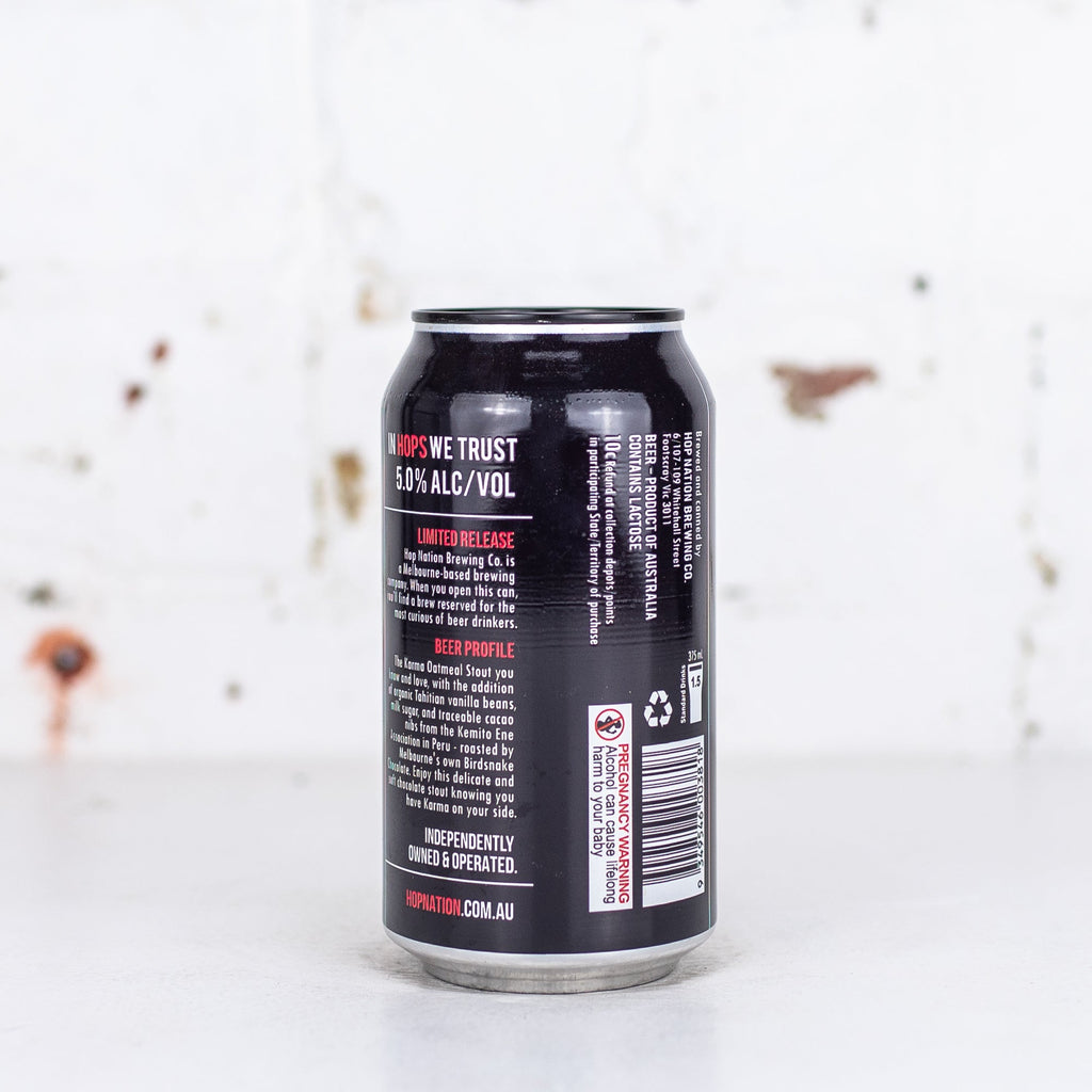 Hop Nation x Birdsnake 'Karma' Milk Chocolate Stout