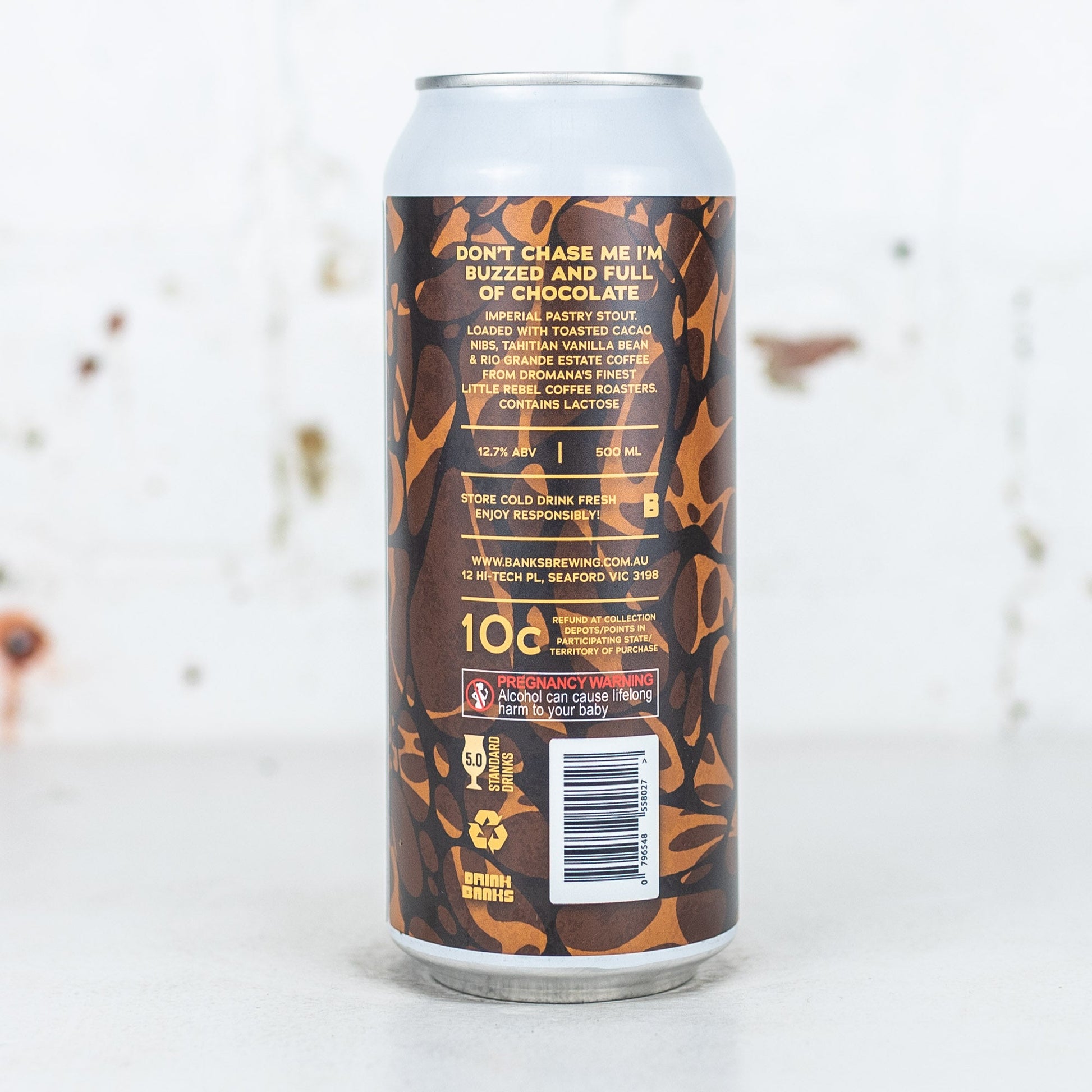 Banks - Don't Chase Me I'm Buzzed and Full of Chocolate Imperial Pastry Stout