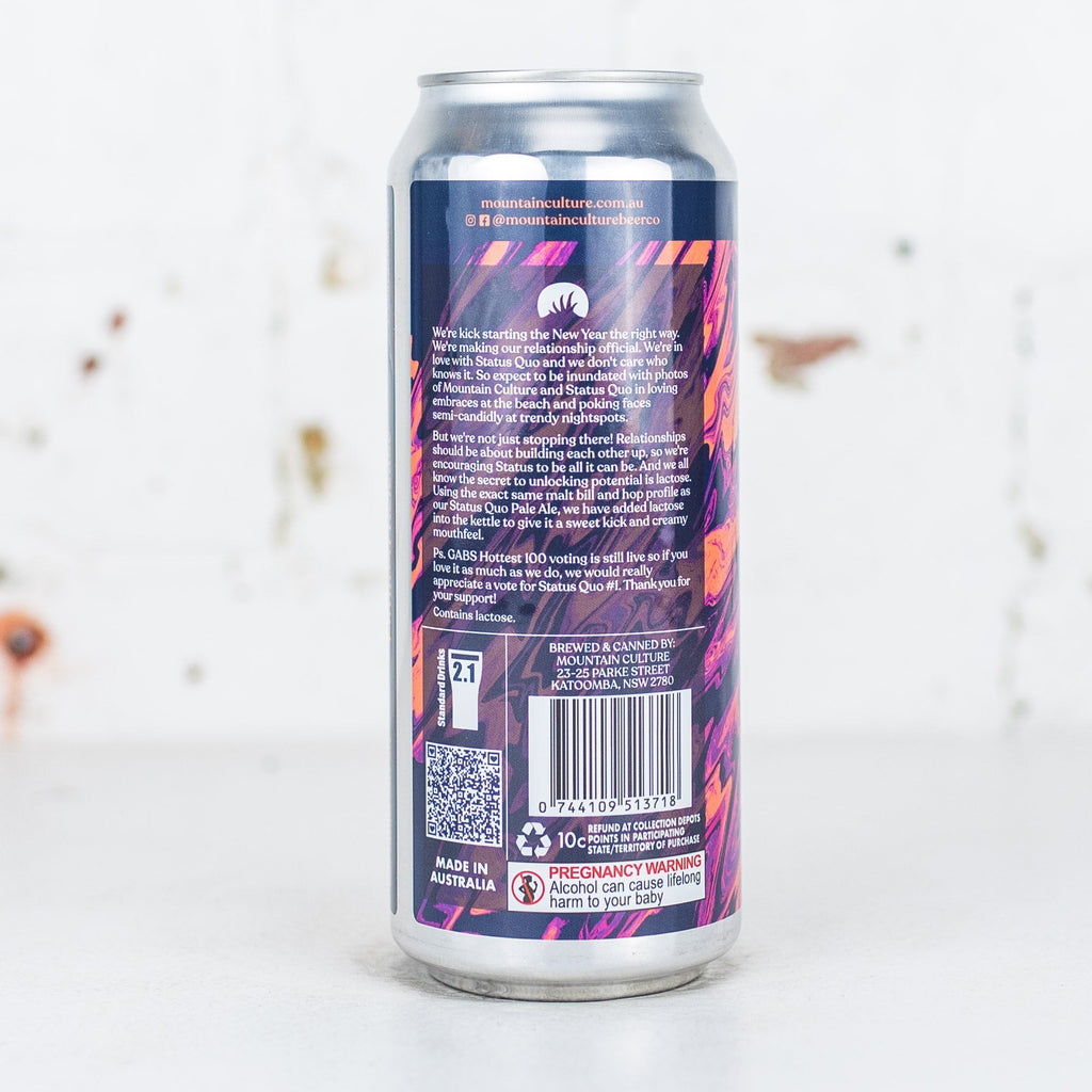 Mountain Culture - Relationship Status Oat Cream Pale Ale