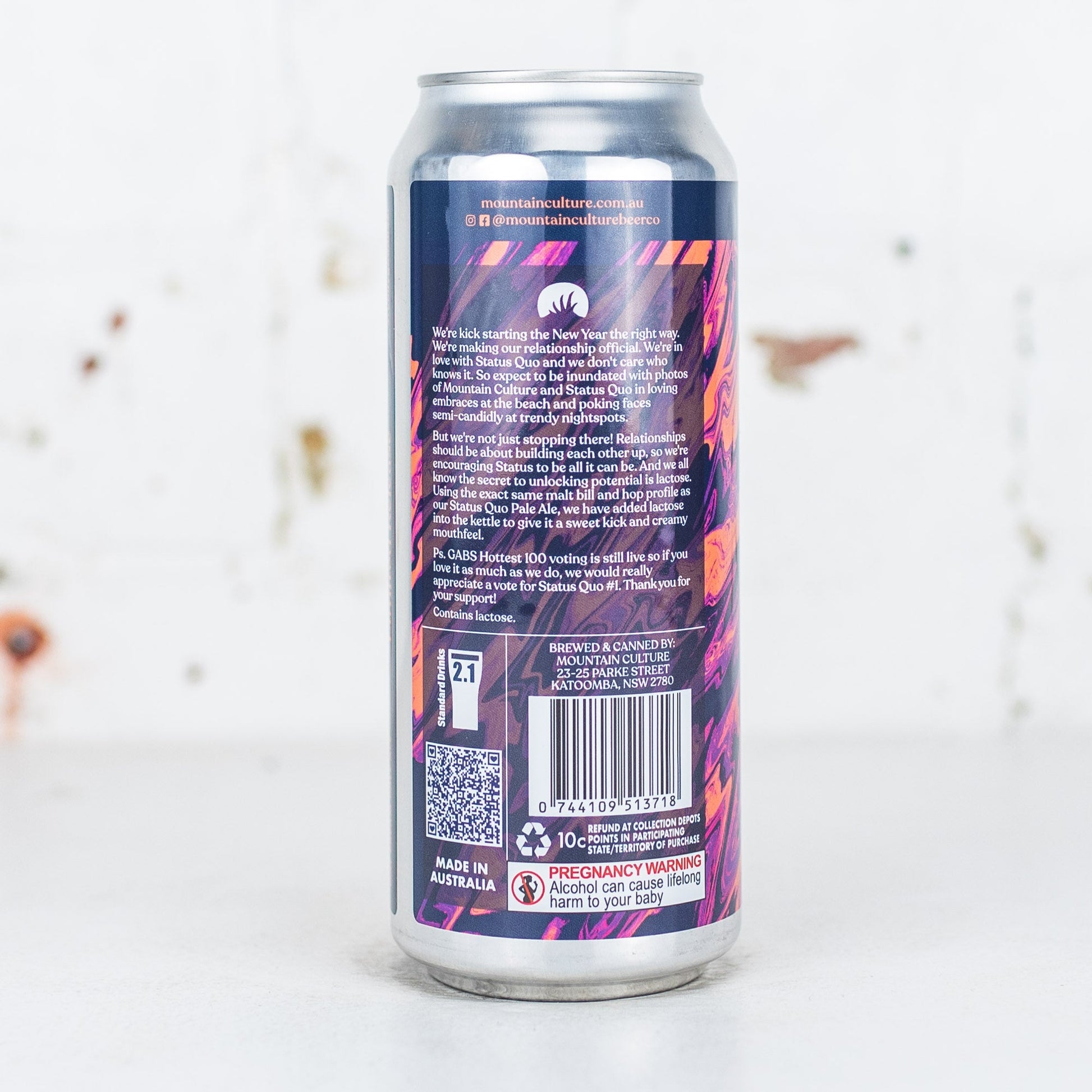 Mountain Culture - Relationship Status Oat Cream Pale Ale