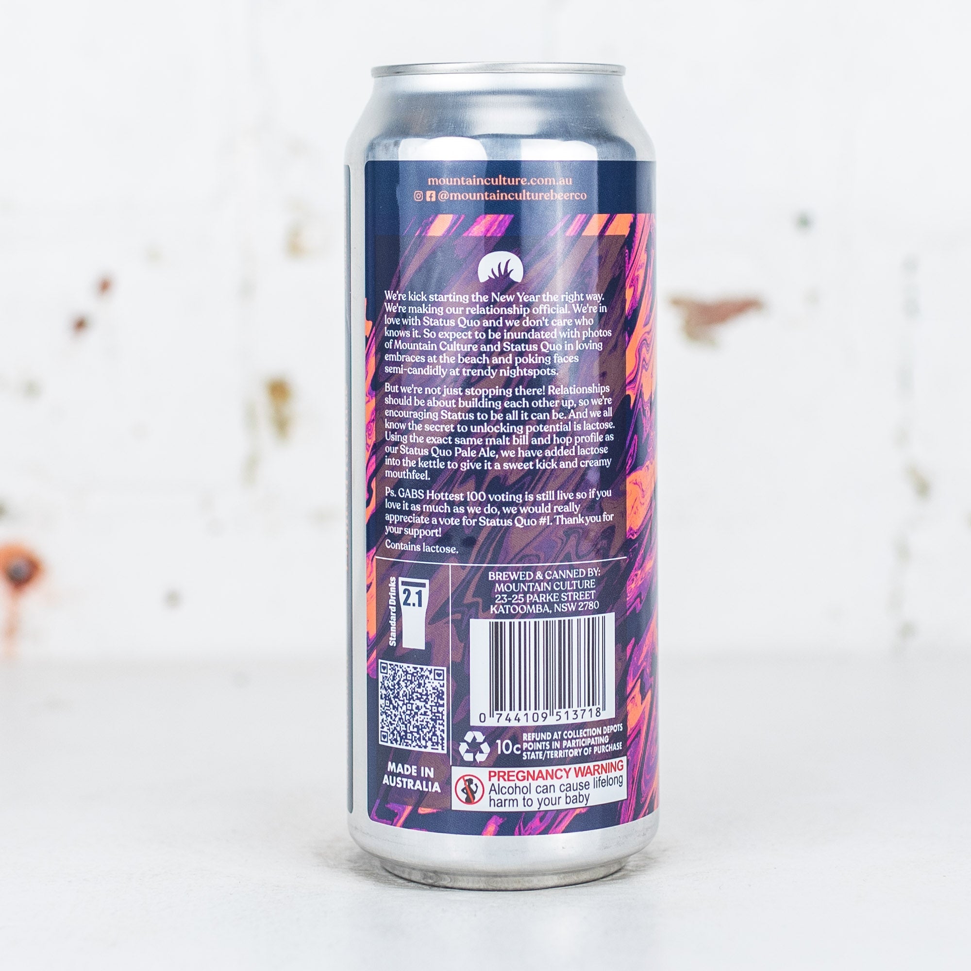Mountain Culture - Relationship Status Oat Cream Pale Ale