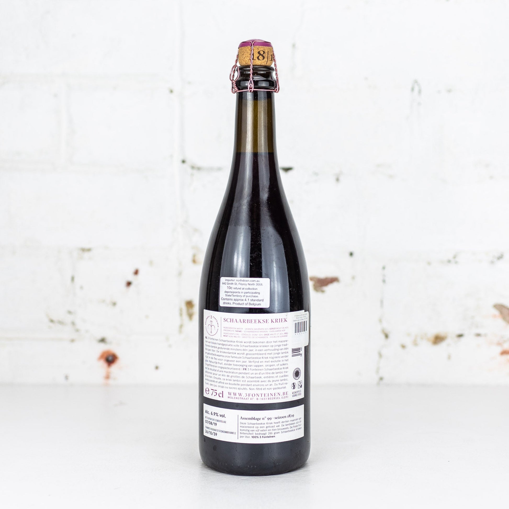 3 Fonteinen - Schaarbeekse Kriek Oogst 18/19 No99 750ml