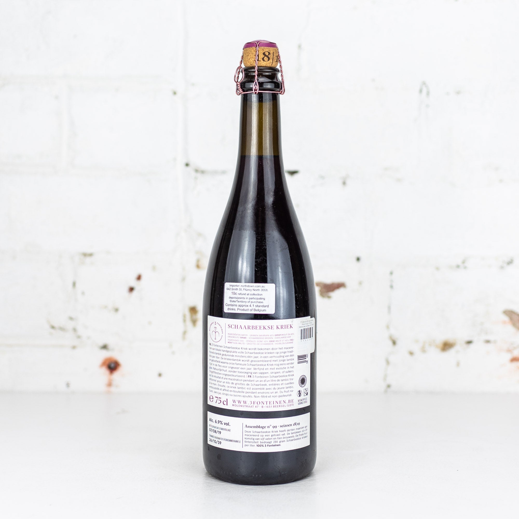 3 Fonteinen - Schaarbeekse Kriek Oogst 18/19 No99 750ml
