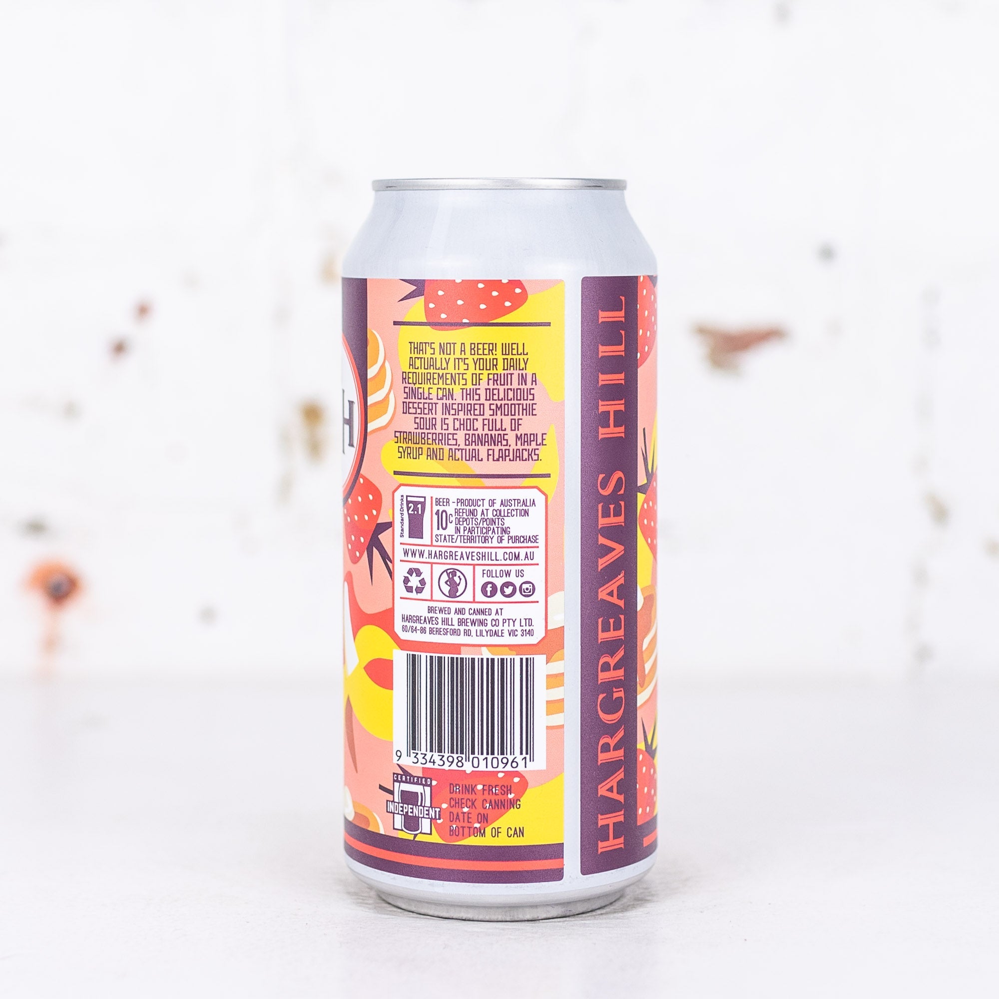 Hargreaves Hill - Fruit Ninja Strawberry & Banana Pancake Sour