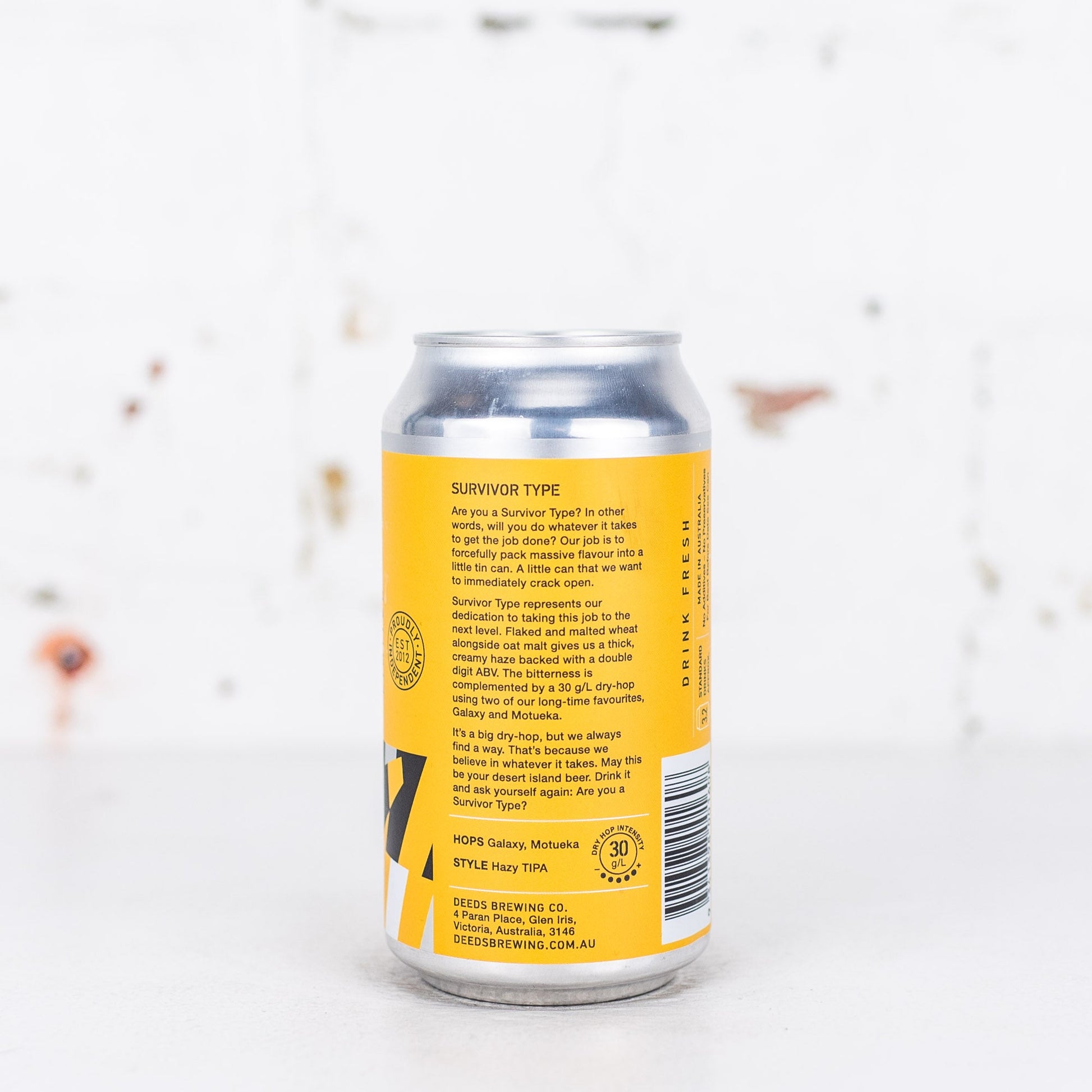 Deeds - Survivor Type Hazy TIPA