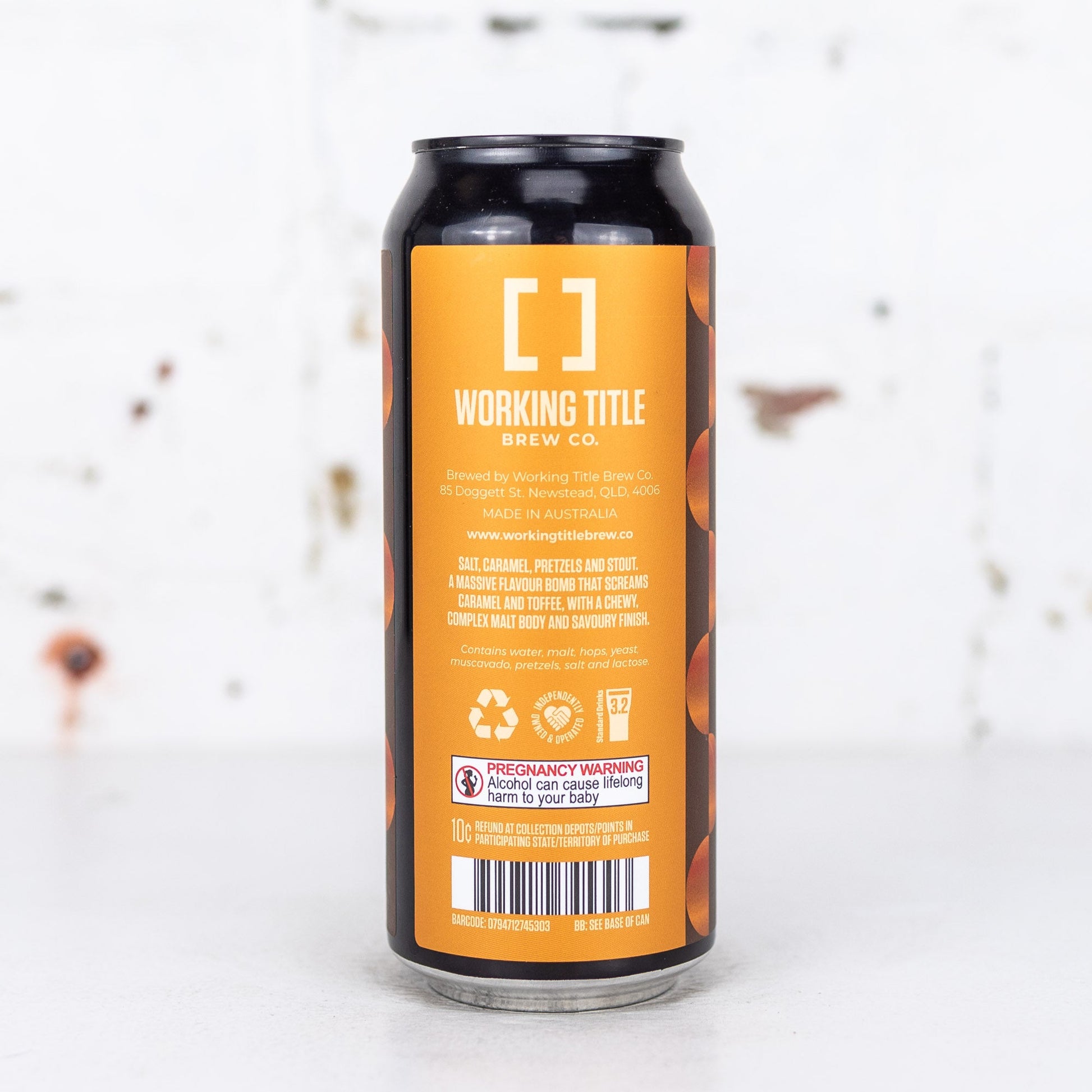 Working Title - Moonlight & Pretzels Pastry Stout 500ml