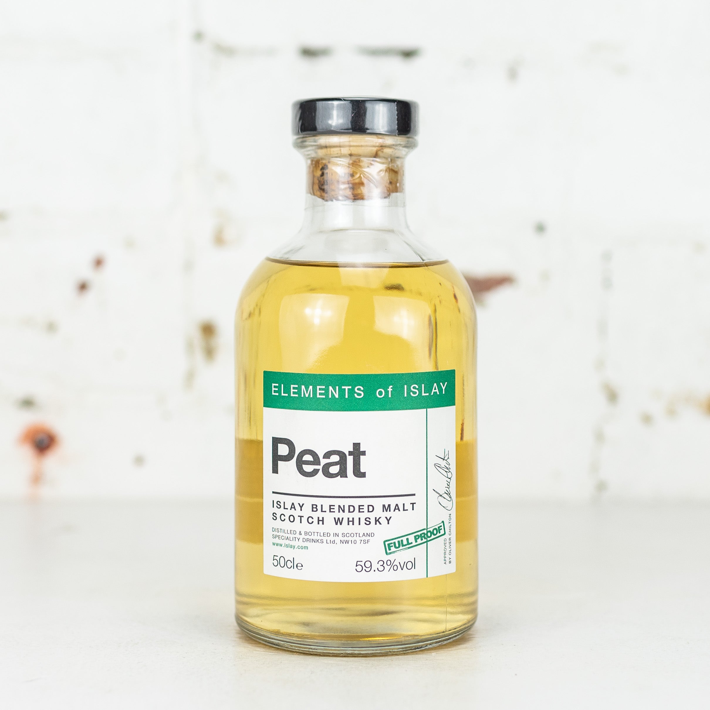 Elements of Islay - Peat Full Proof 59.3% 500ml