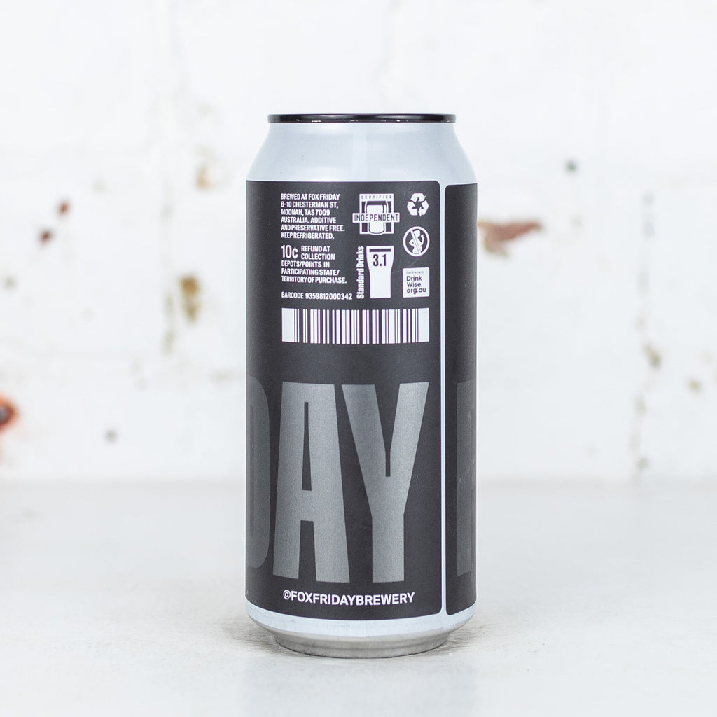 Fox Friday x White Bay 'Sugar And Water' Oat Cream DIPA