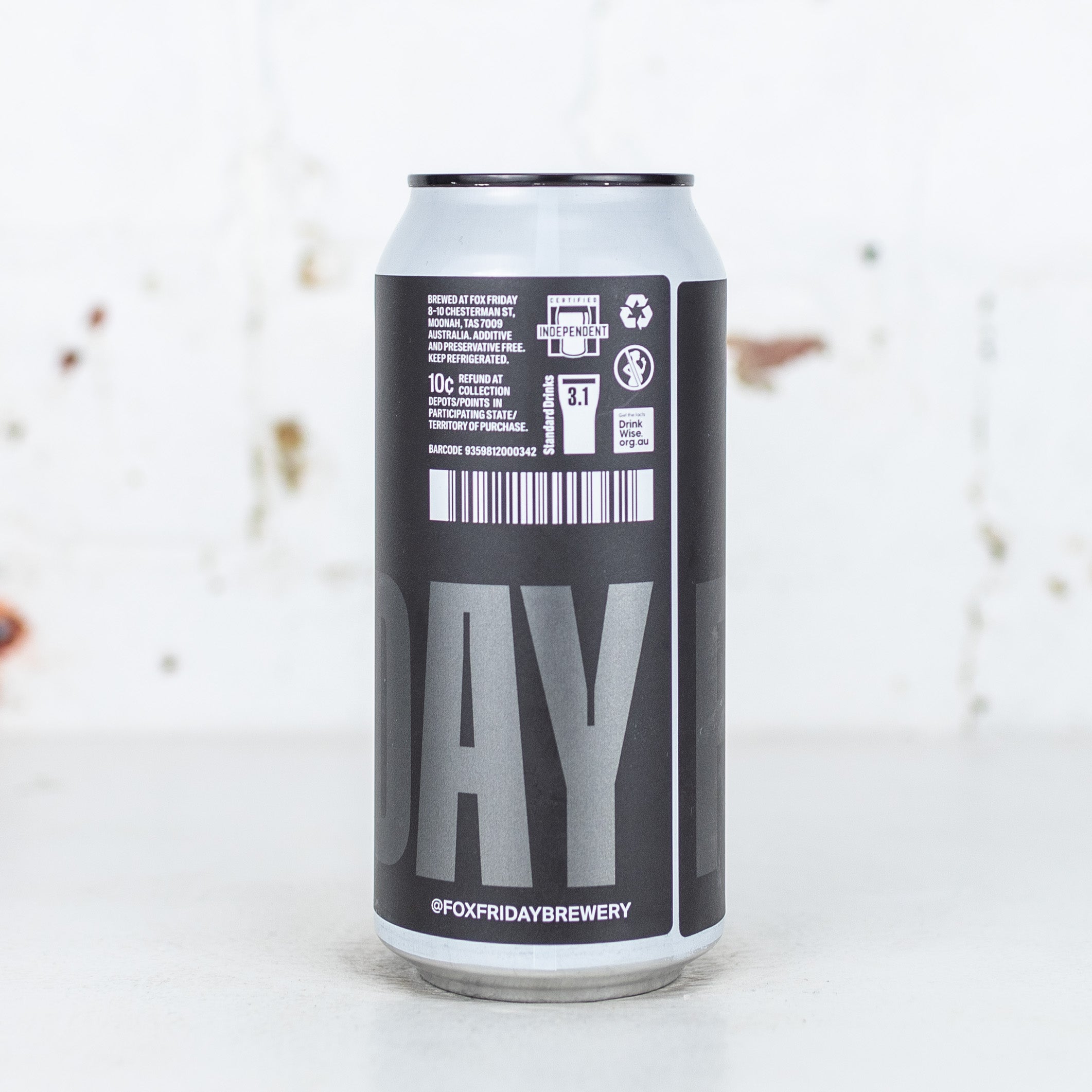 Fox Friday x White Bay 'Sugar And Water' Oat Cream DIPA