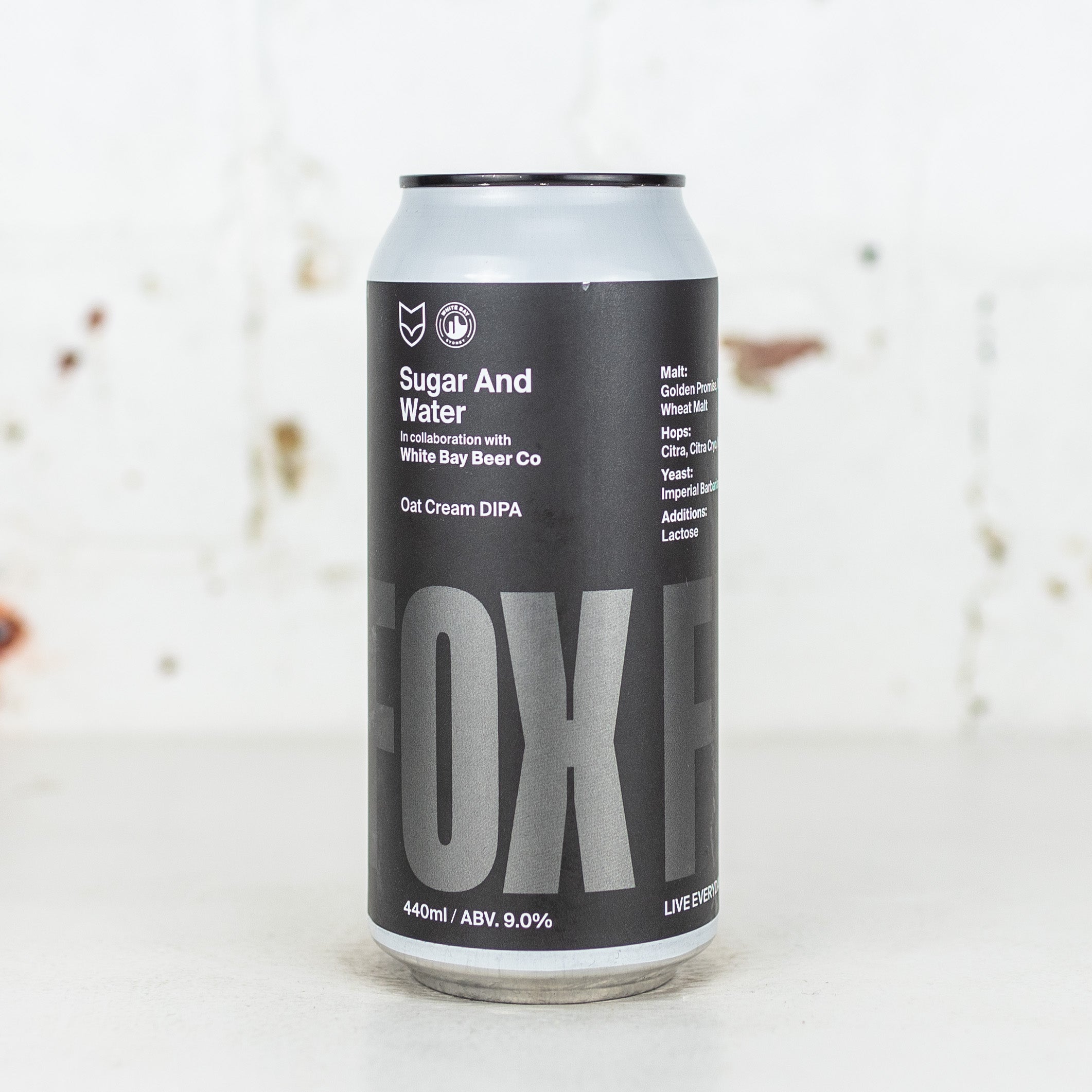 Fox Friday x White Bay 'Sugar And Water' Oat Cream DIPA