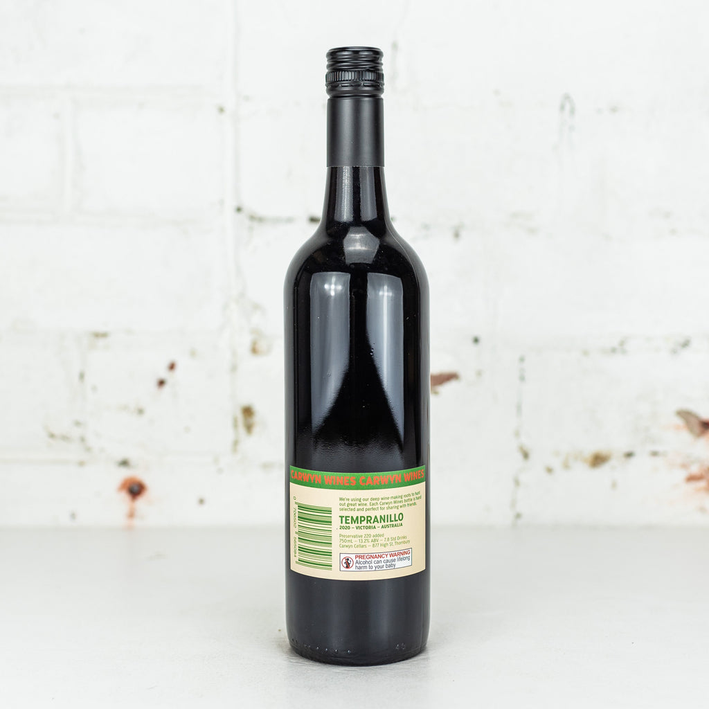 Carwyn Wines - Tempranillo 2020 750ml