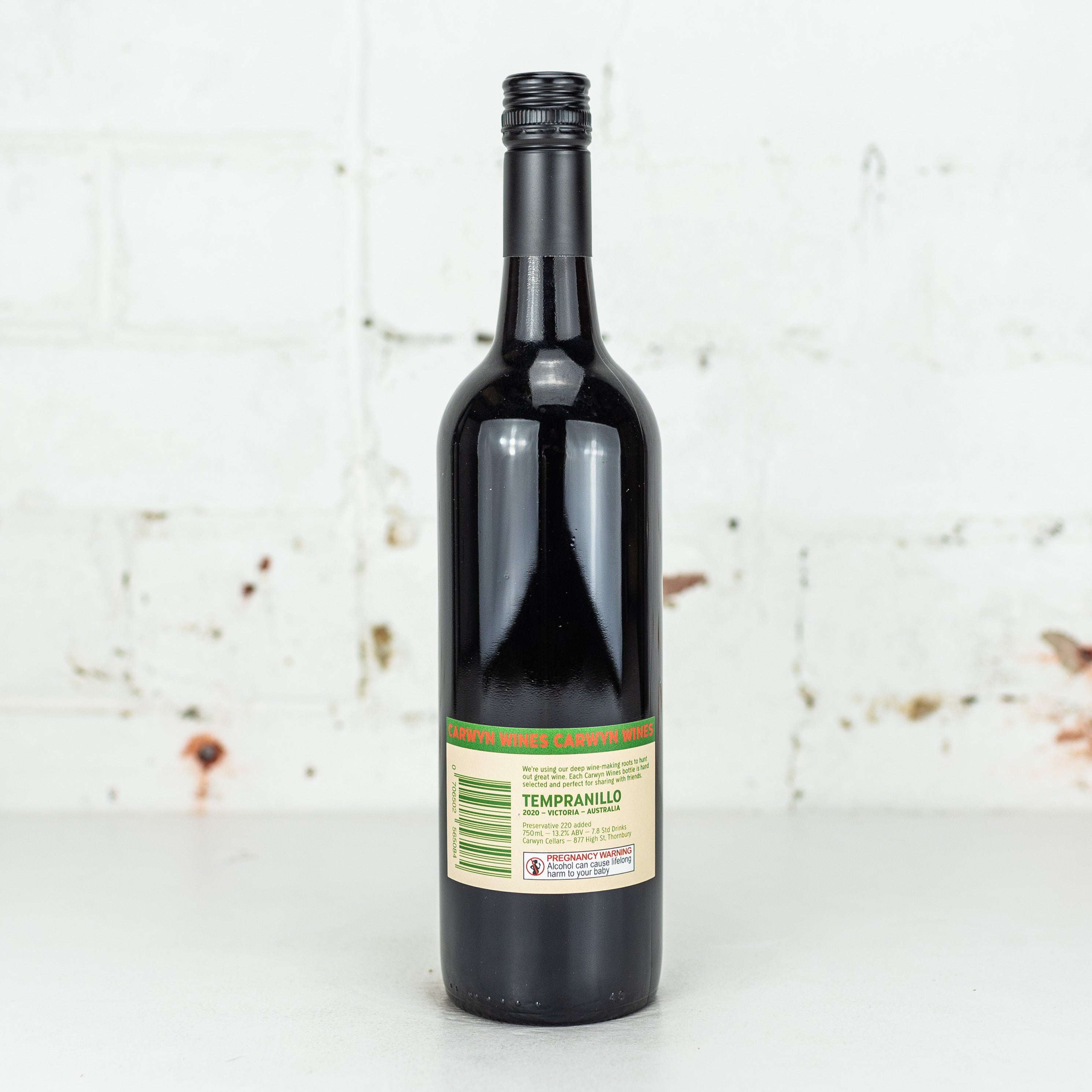 Carwyn Wines - Tempranillo 2020 750ml