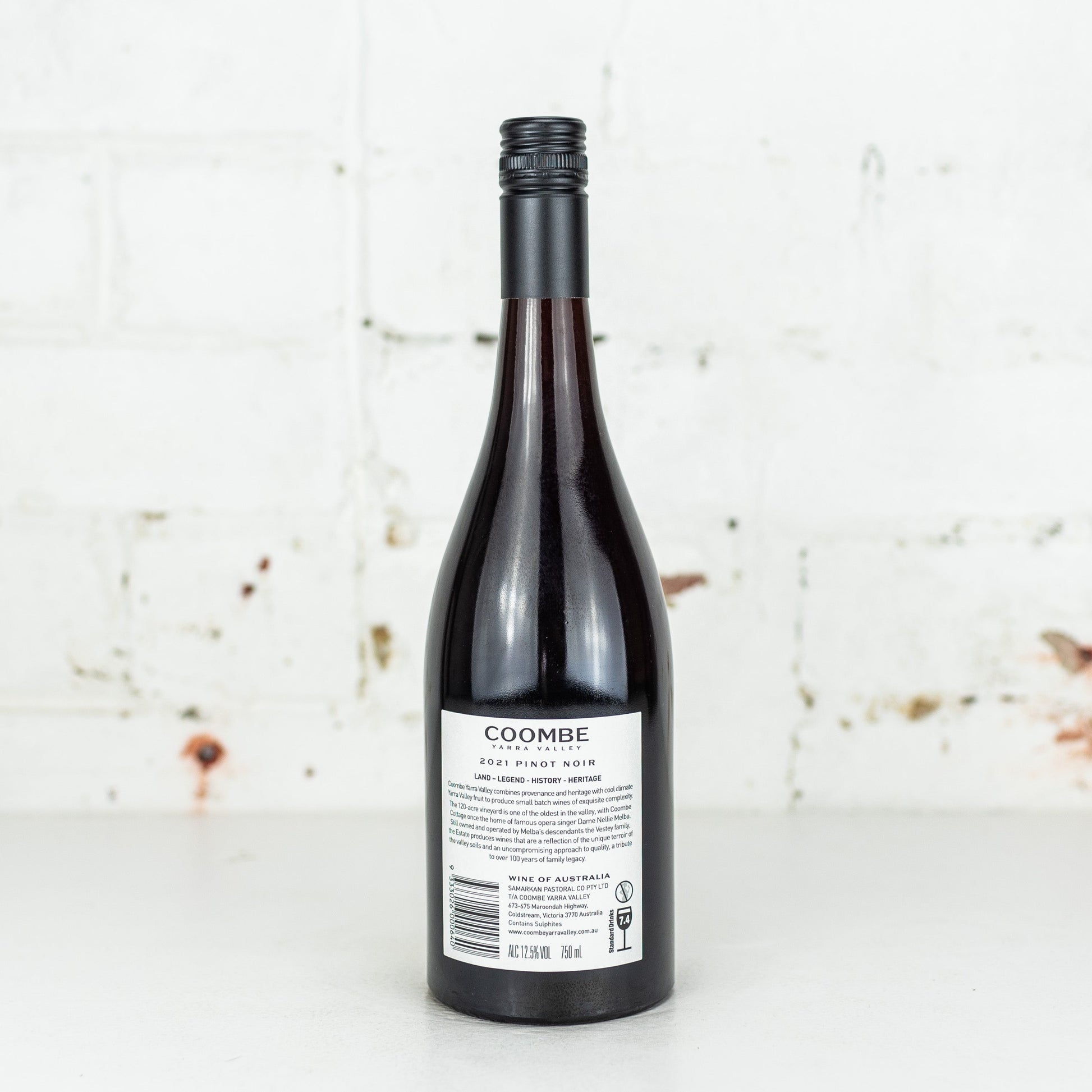 Coombe Yarra Valley - Estate Pinot Noir 750ml