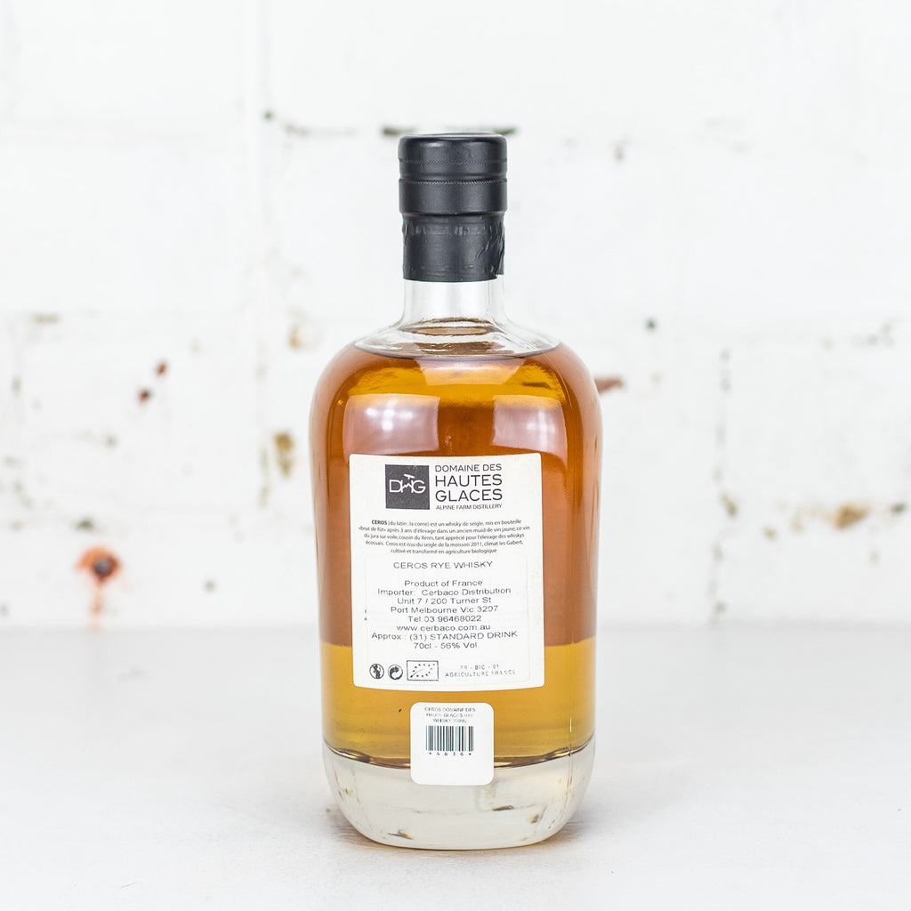 Domaine des Hautes Glaces - Rye Whisky 700ml