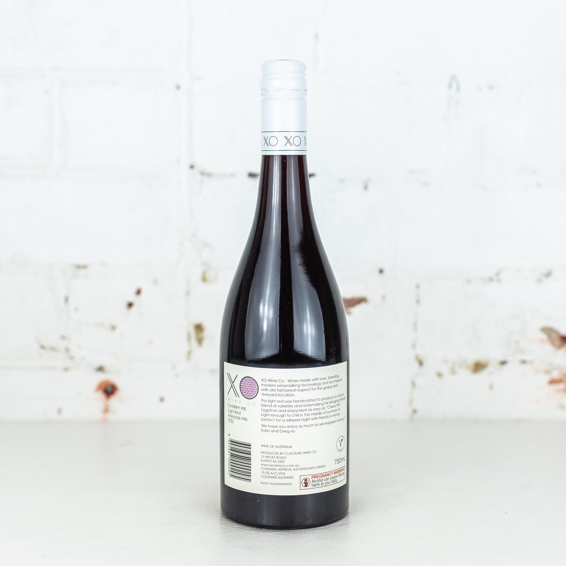 XO Wine Co - Cherry Pie Light Red 750ml