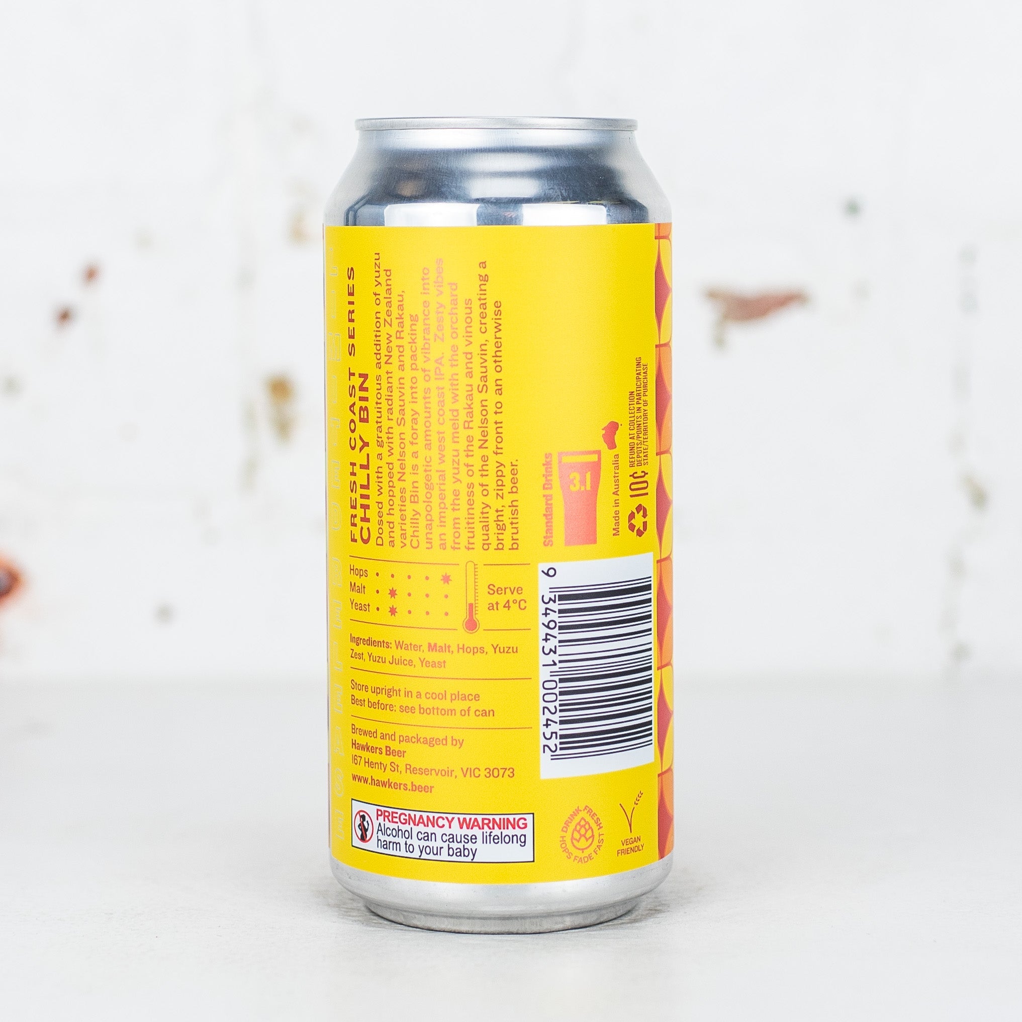 Hawkers - Chilly Bin NZ-Hopped Imperial Yuzu West Coast IPA