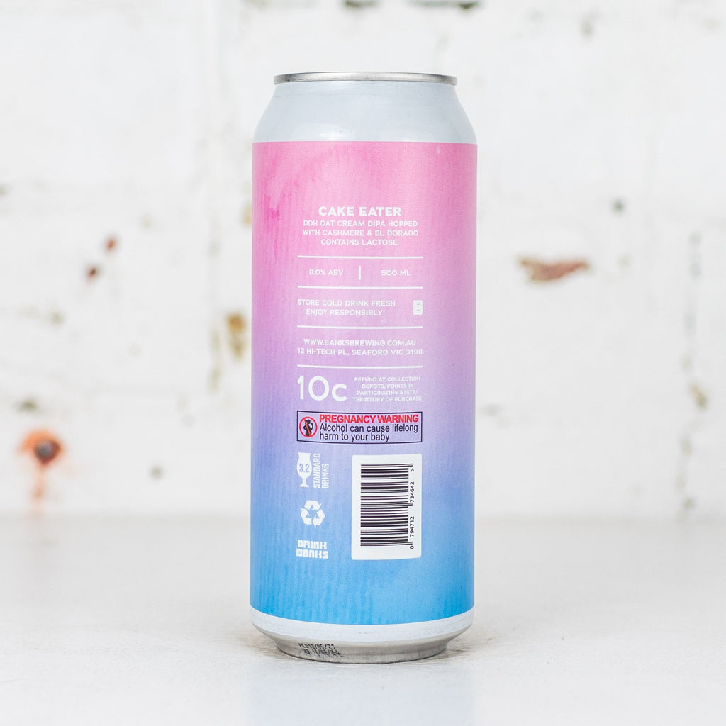 Banks - Cake Eater Cashmere & El Dorado Oat Cream DIPA
