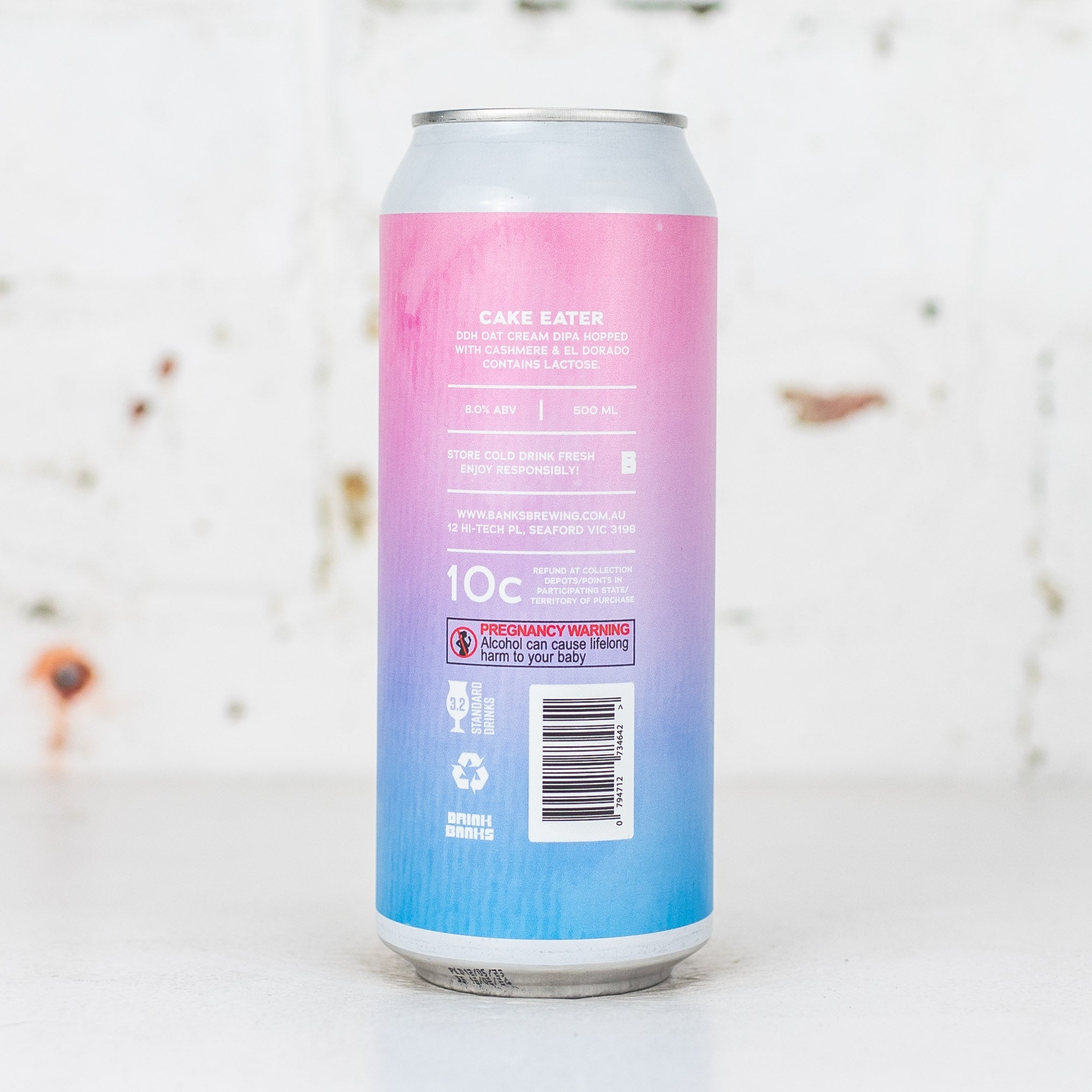 Banks - Cake Eater Cashmere & El Dorado Oat Cream DIPA