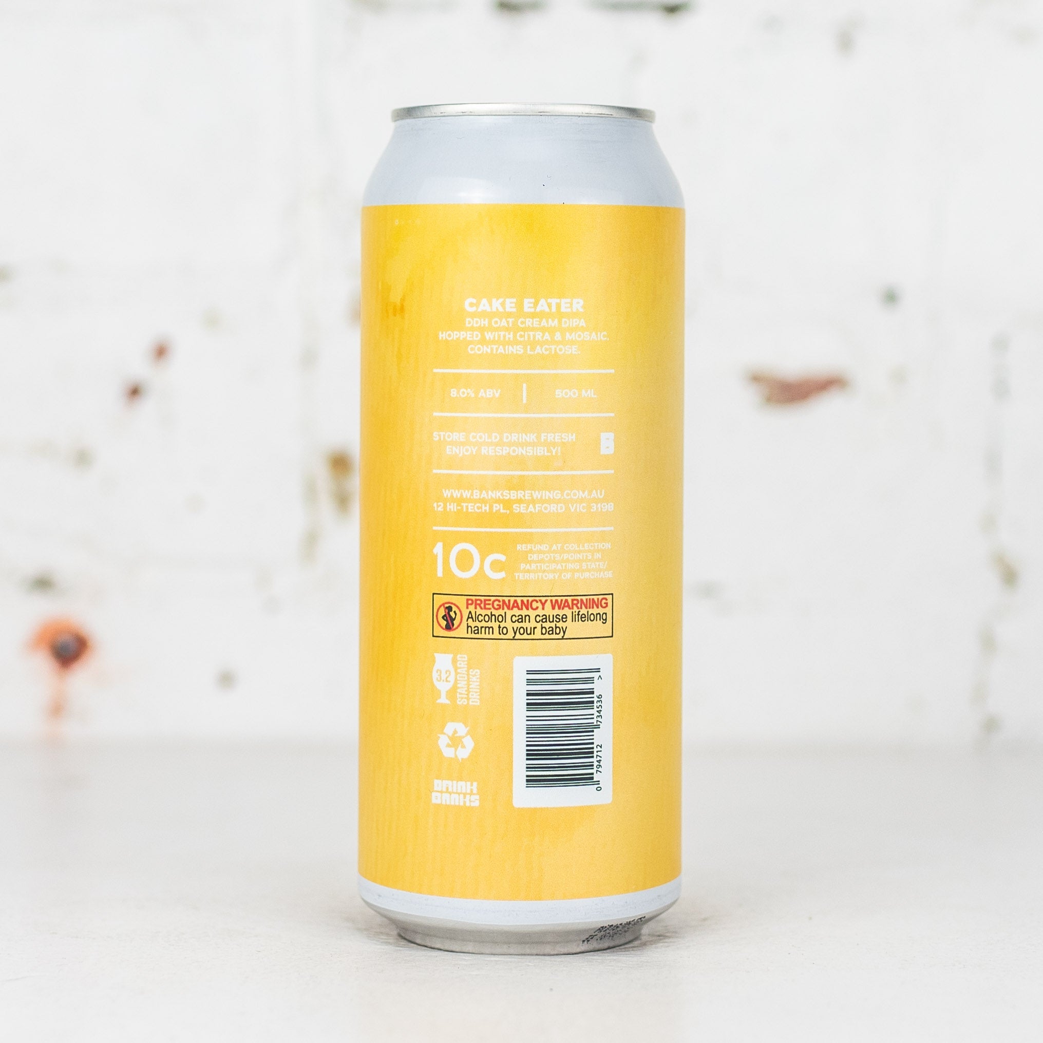 Banks - Cake Eater Citra & Mosaic Oat Cream DIPA