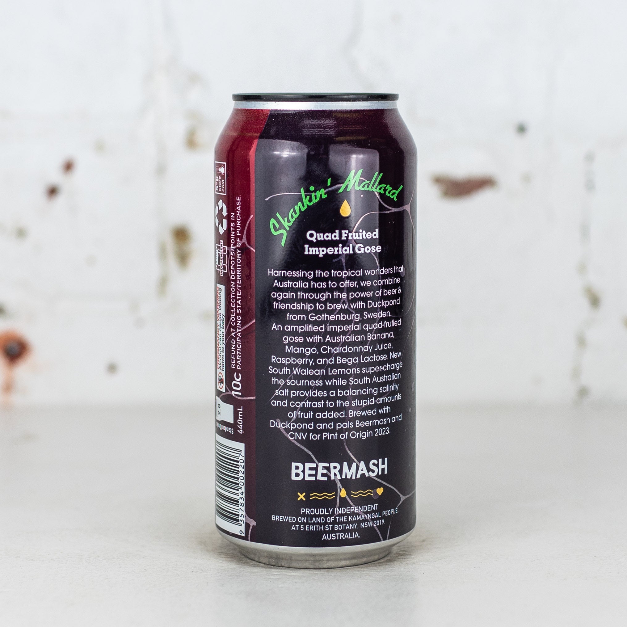One Drop x Duckpond 'Skankin Mallard' Quad Fruited Gose