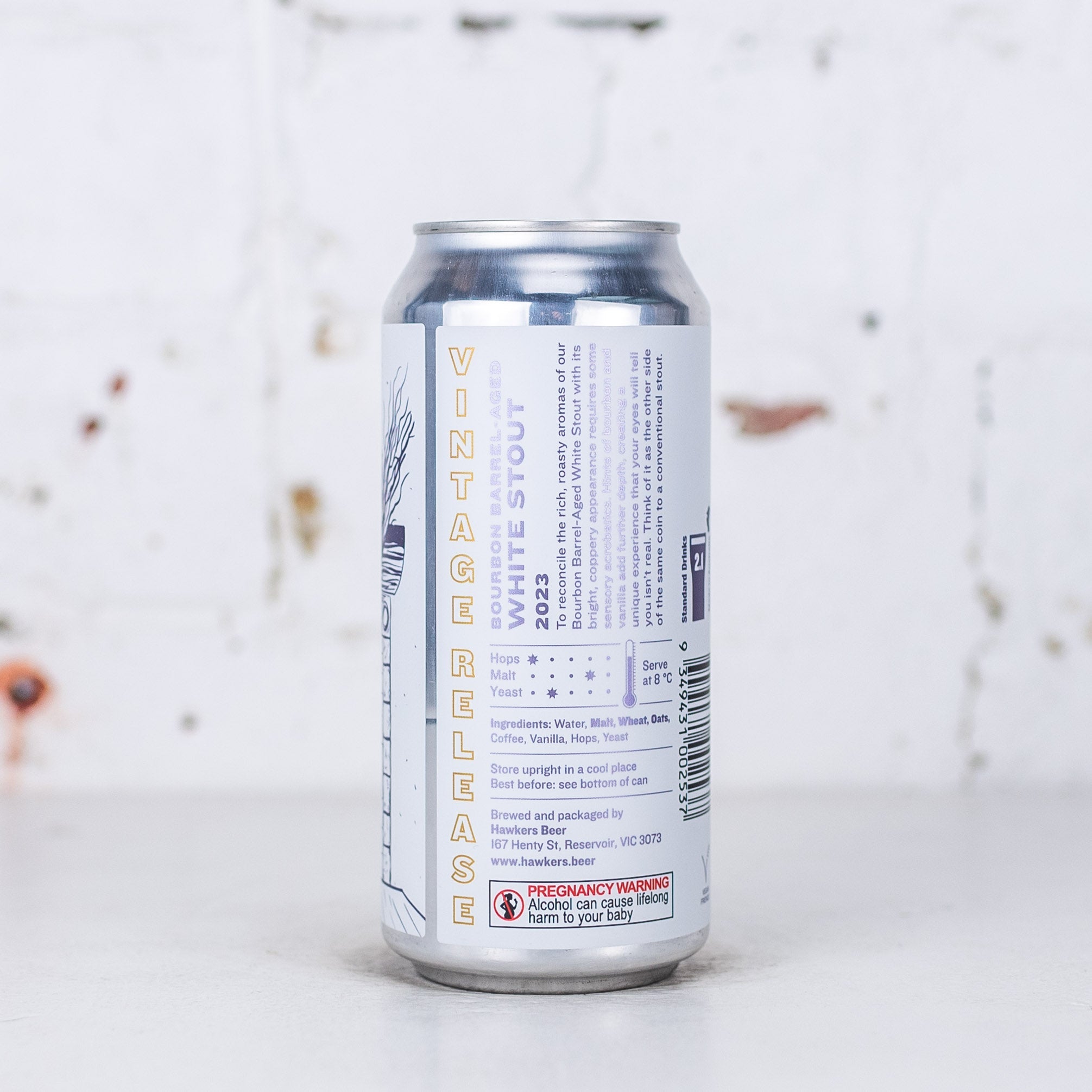 Hawkers - Bourbon Barrel Aged White Stout 2023