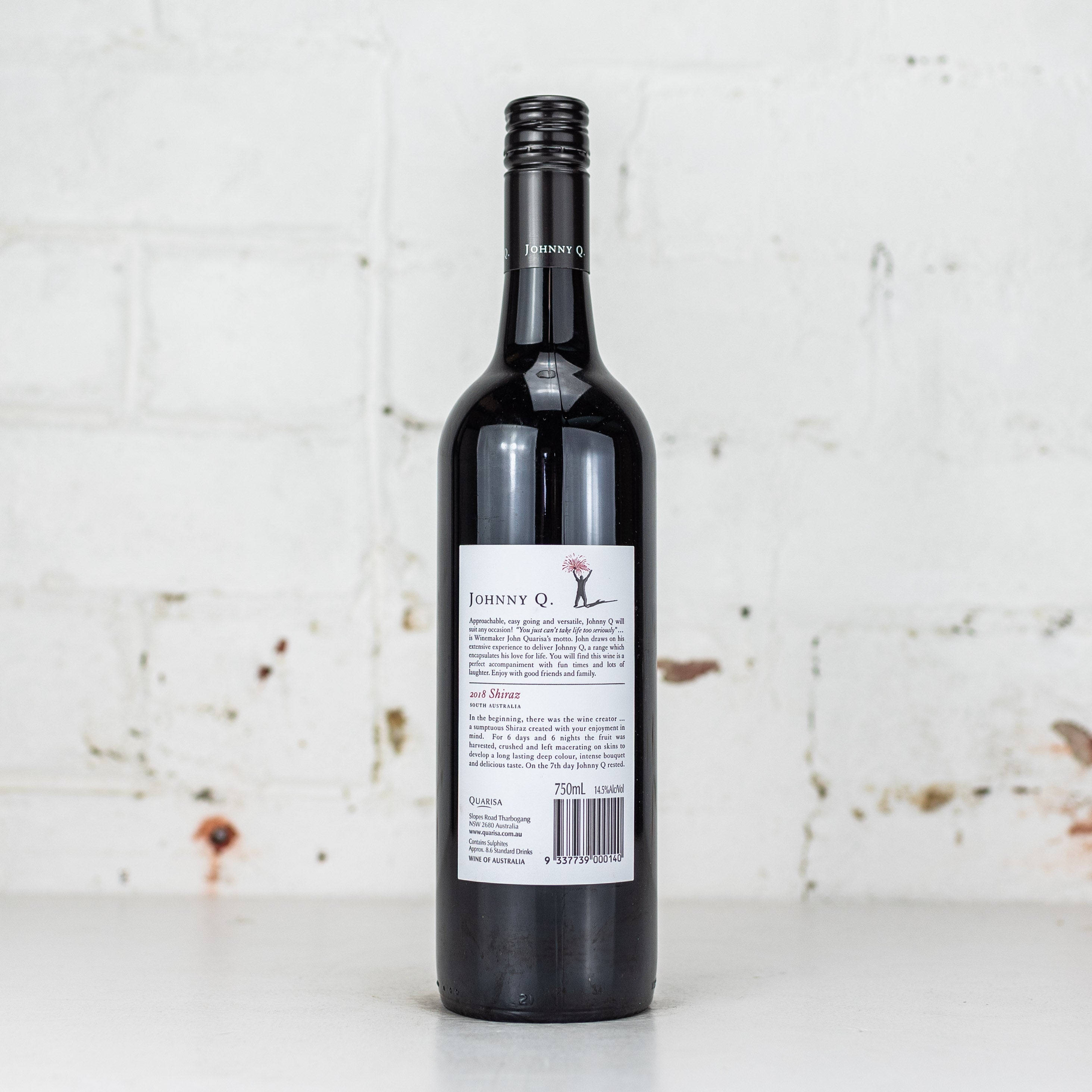 Quarisa - Johnny Q Shiraz 2020 750ml