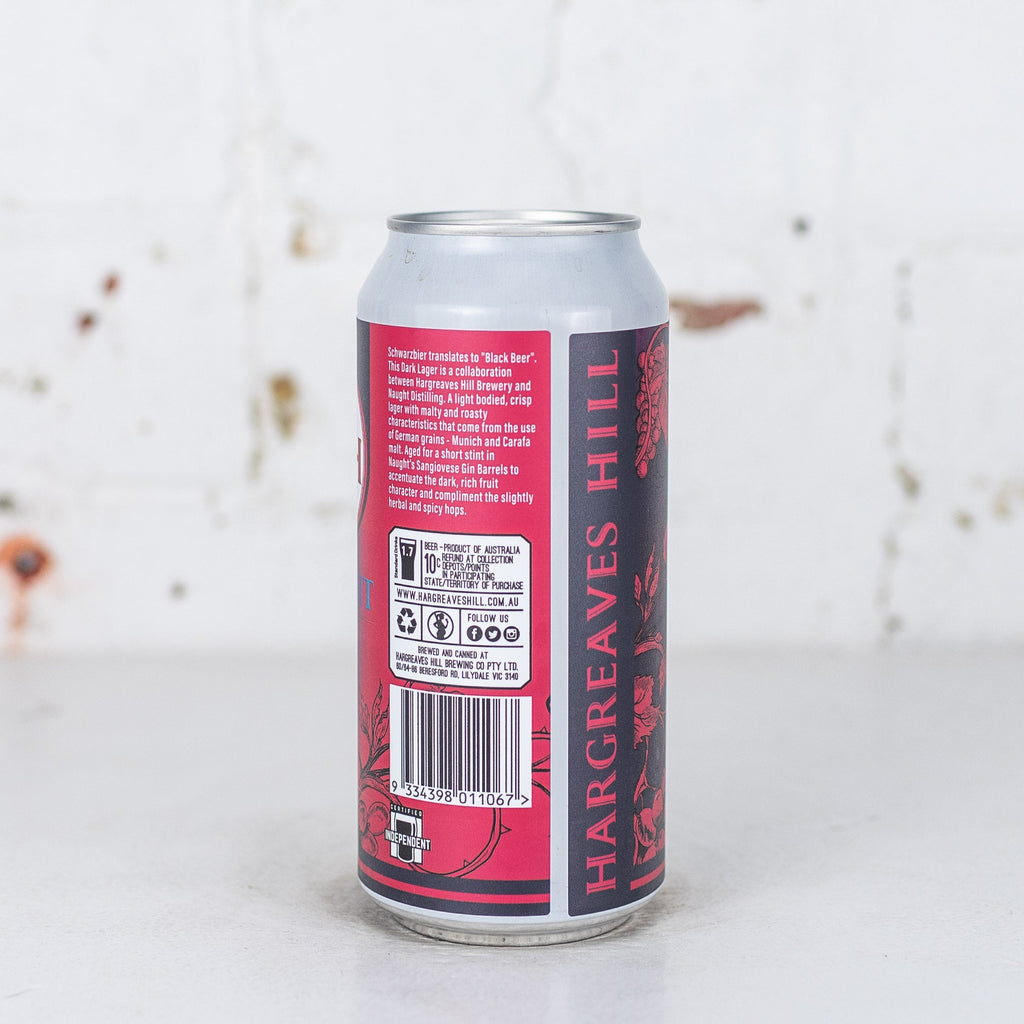 Hargreaves Hill x Naught Distillery 'Naughty' Schwarzbier