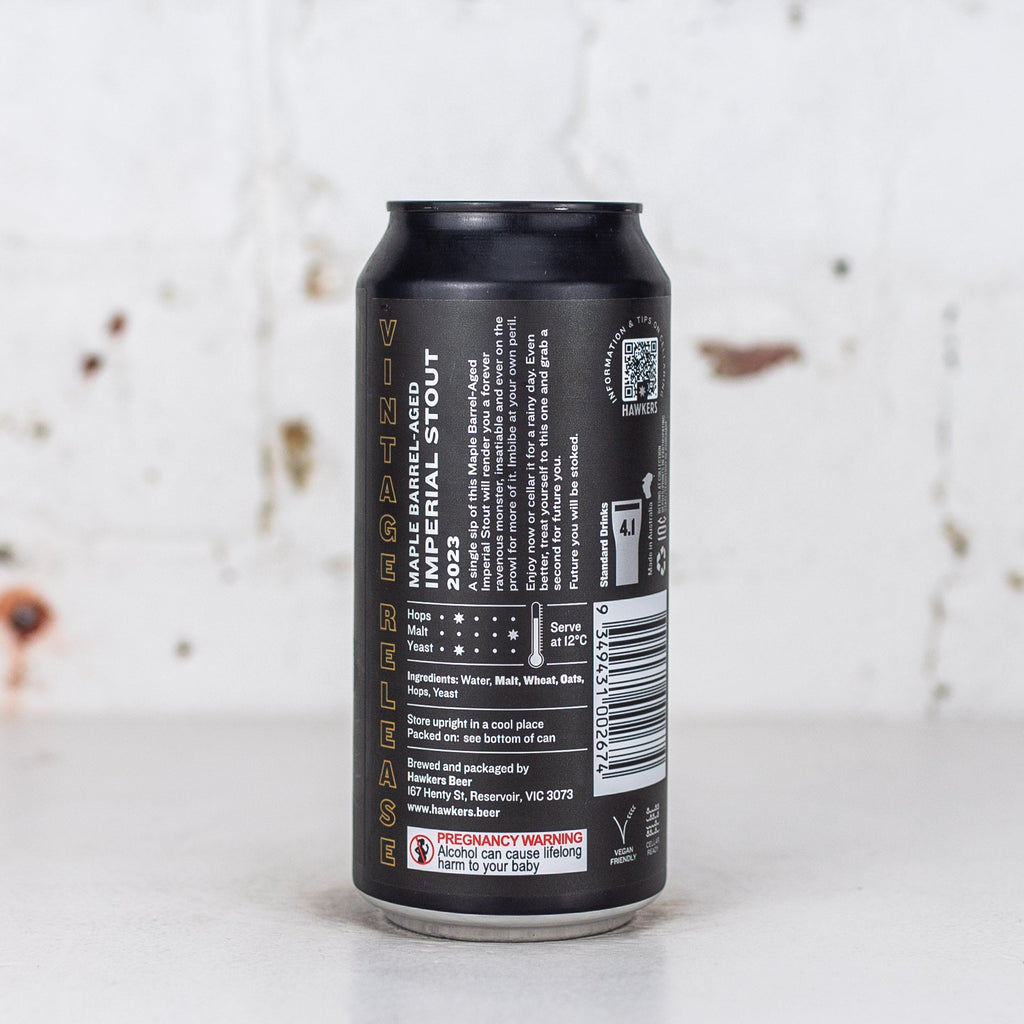 Hawkers - Maple Barrel Aged Imperial Stout 2023