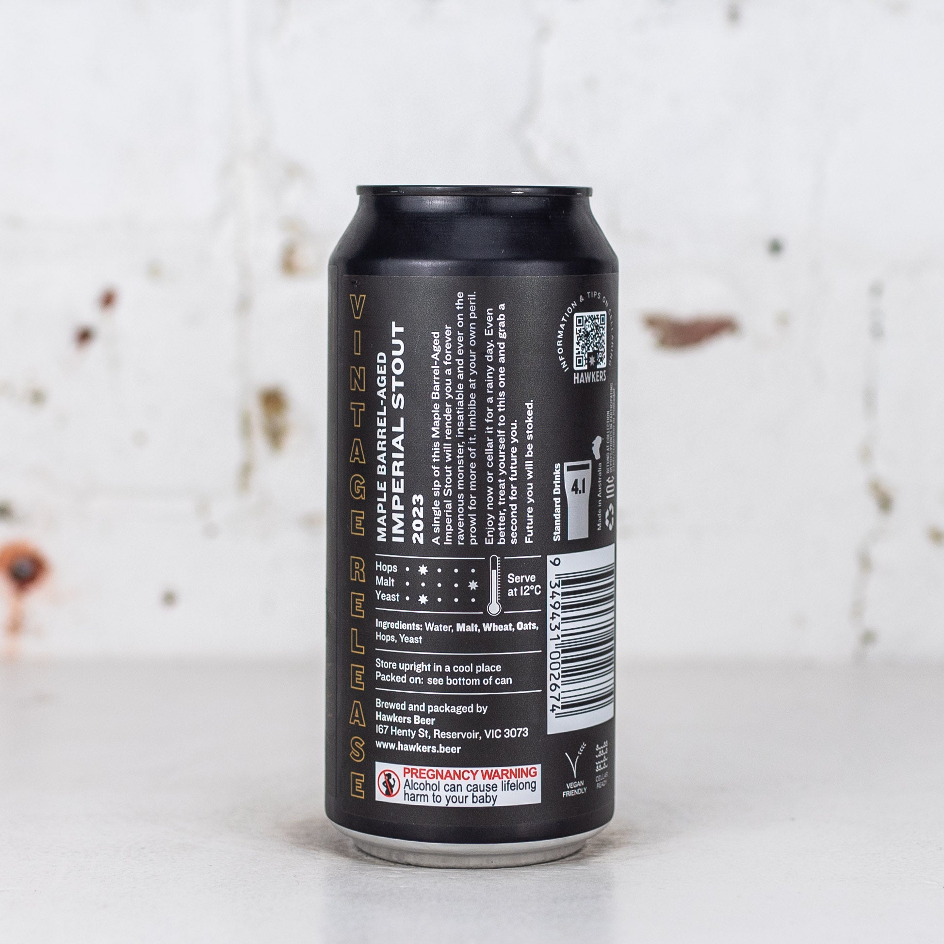 Hawkers - Maple Barrel Aged Imperial Stout 2023