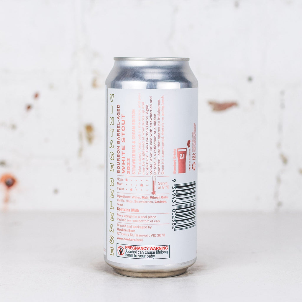 Hawkers - Bourbon Barrel Aged White Stout Strawberry & Cream Edition 2023
