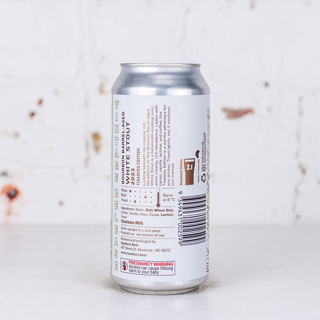 Hawkers - Bourbon Barrel Aged White Stout Tiramisu Edition 2023
