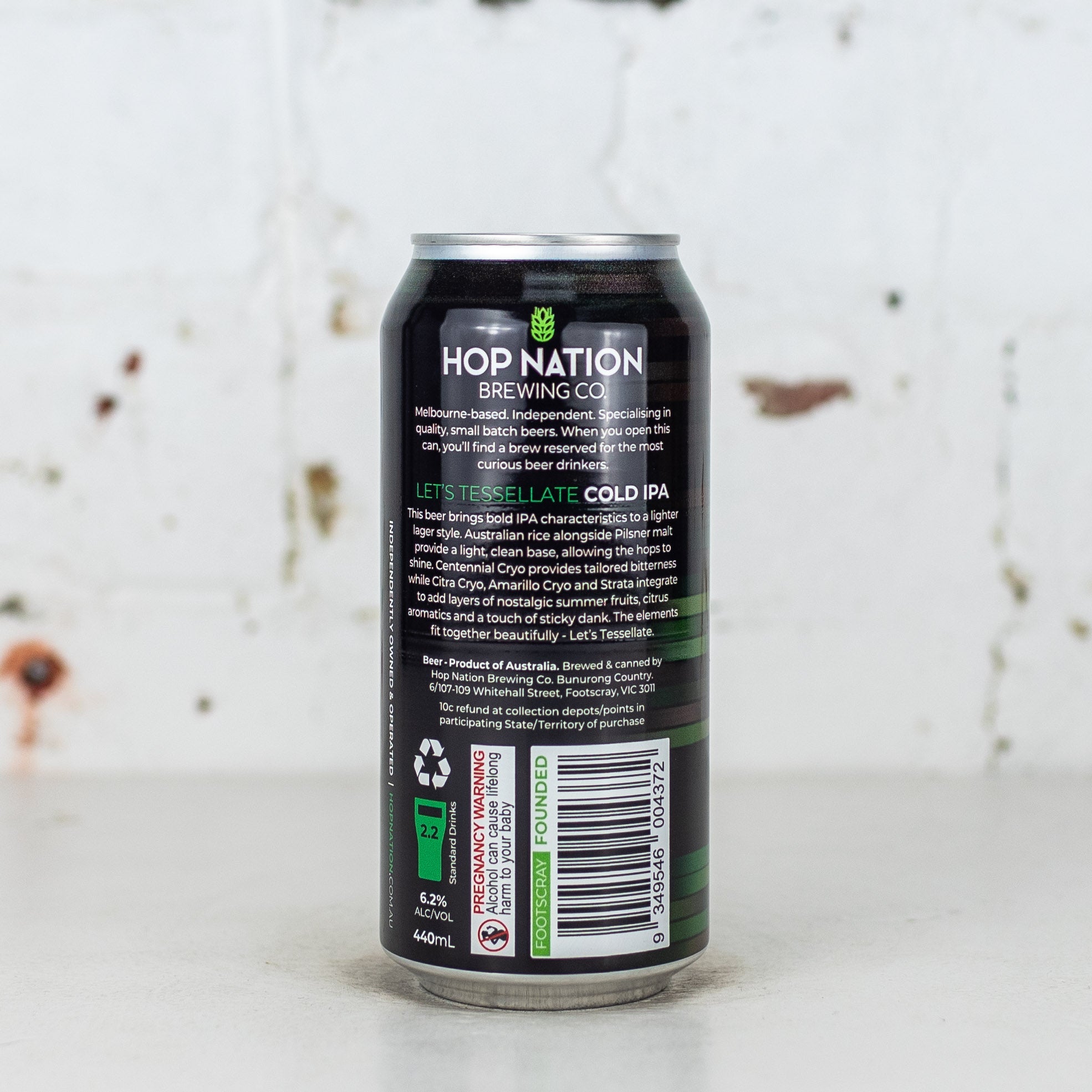 Hop Nation - Let's Tessellate Cold IPA
