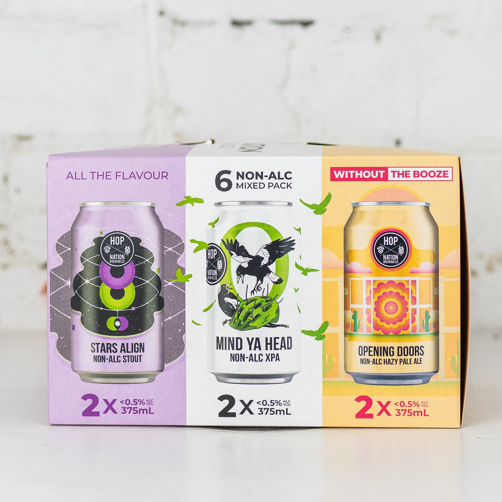 Hop Nation - Non Alc Beer Mixed 6 Pack