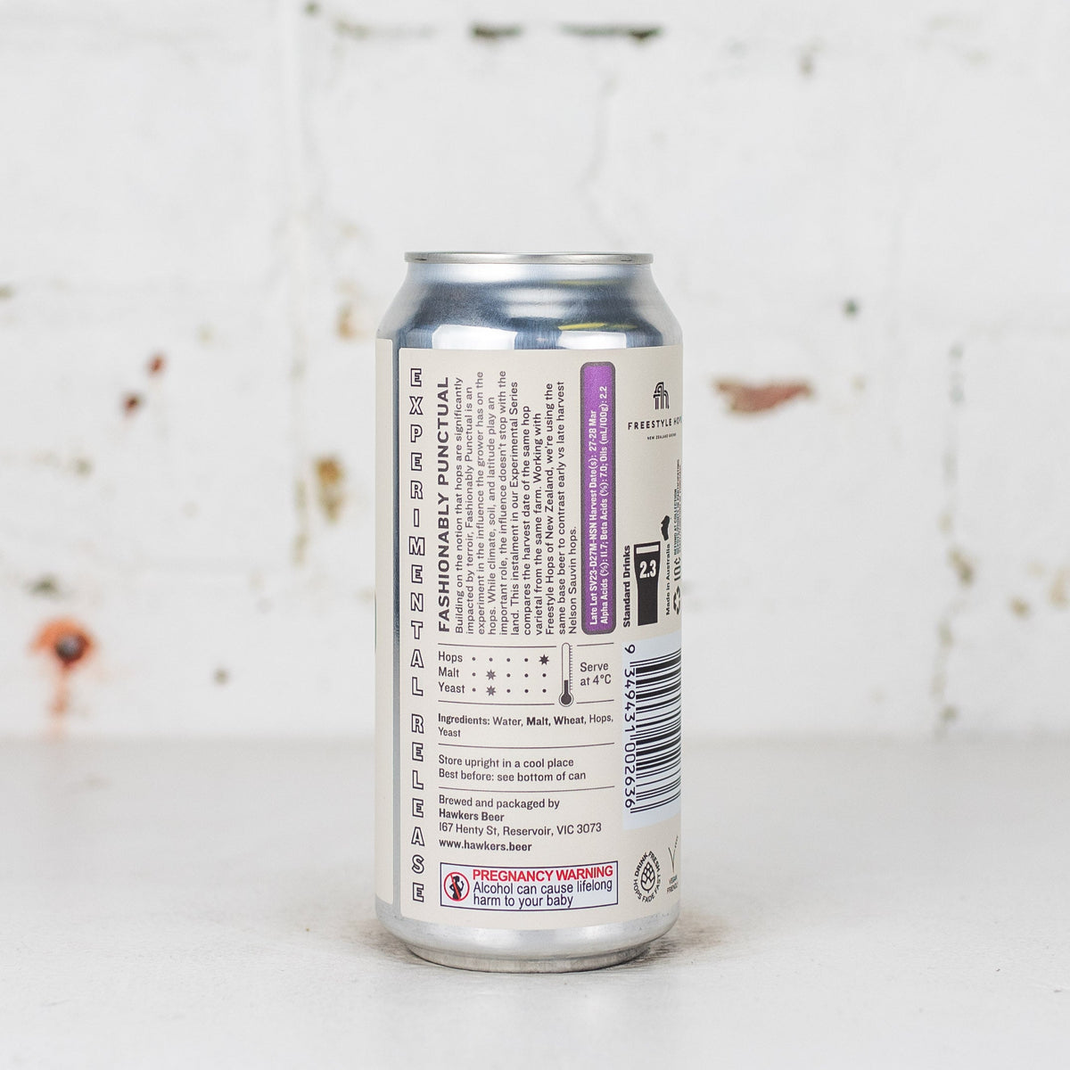 Hawkers - Fashionably Punctual: Late Harvest West Coast IPA