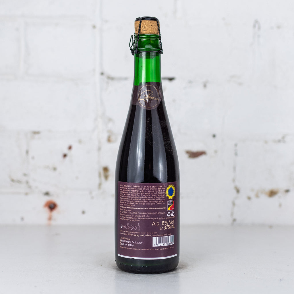 Boon - Kriek Mariage Parfait 2019 375ml