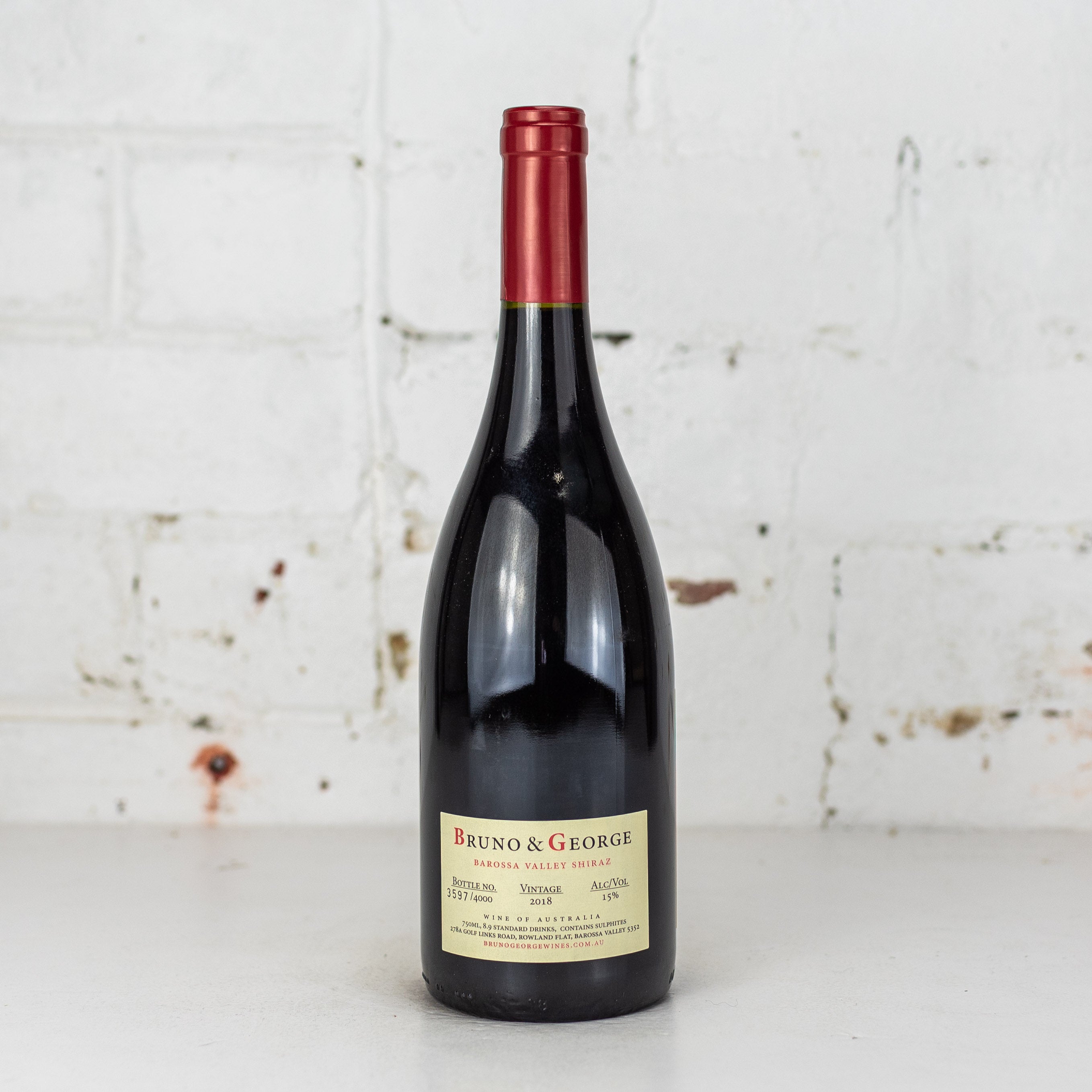 Bruno & George - Shiraz 2018 750ml