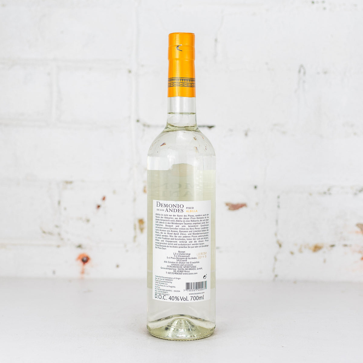 Demonio de los Andes - Albilla Pisco 700ml