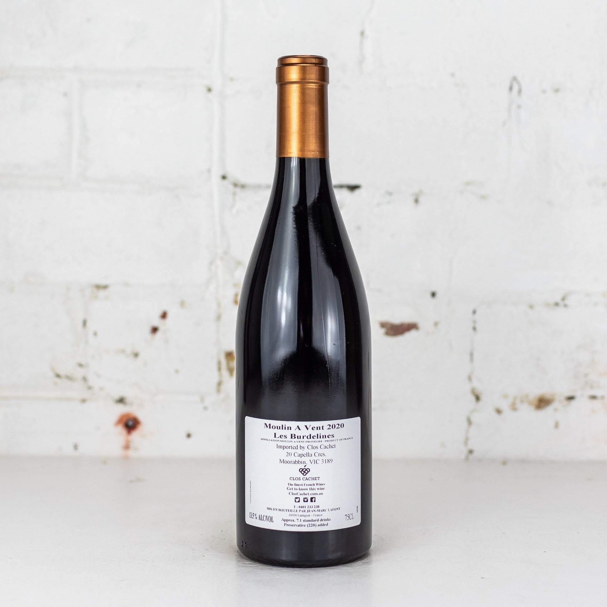 Domaine de Bel Air - Moulin à Vent "Les Burdelines" 2020 750ml