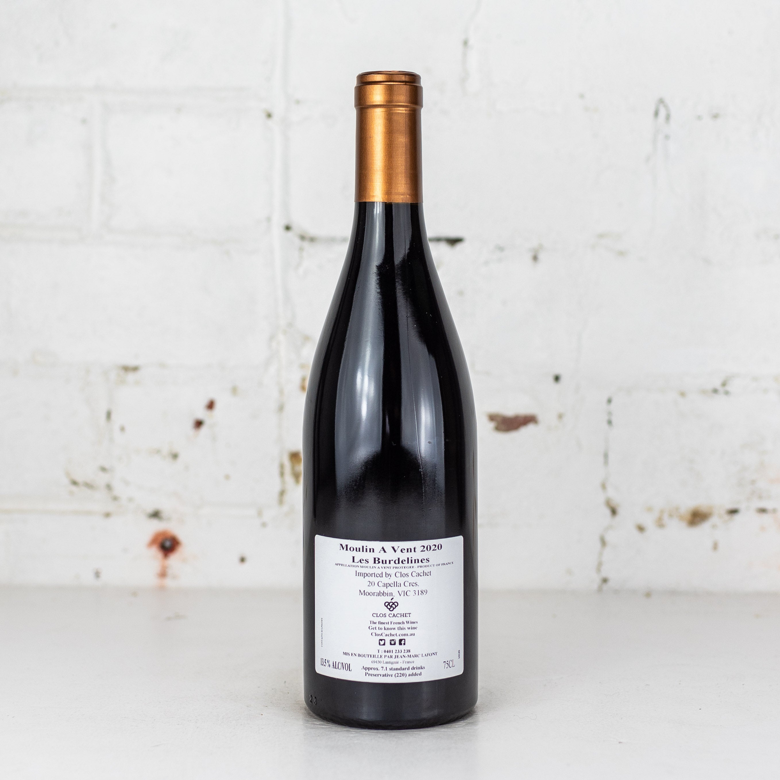 Domaine de Bel Air - Moulin à Vent "Les Burdelines" 2020 750ml