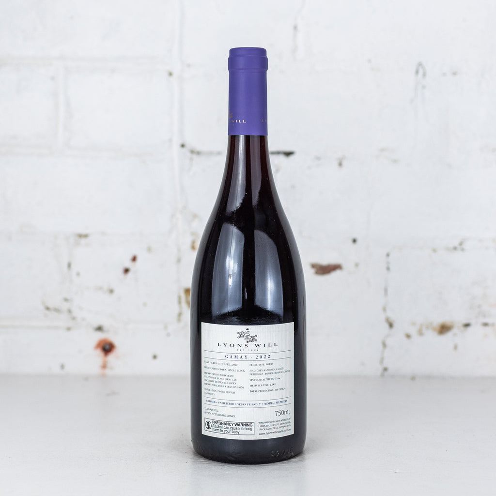 Lyons Will Estate - Gamay 2022 750ml