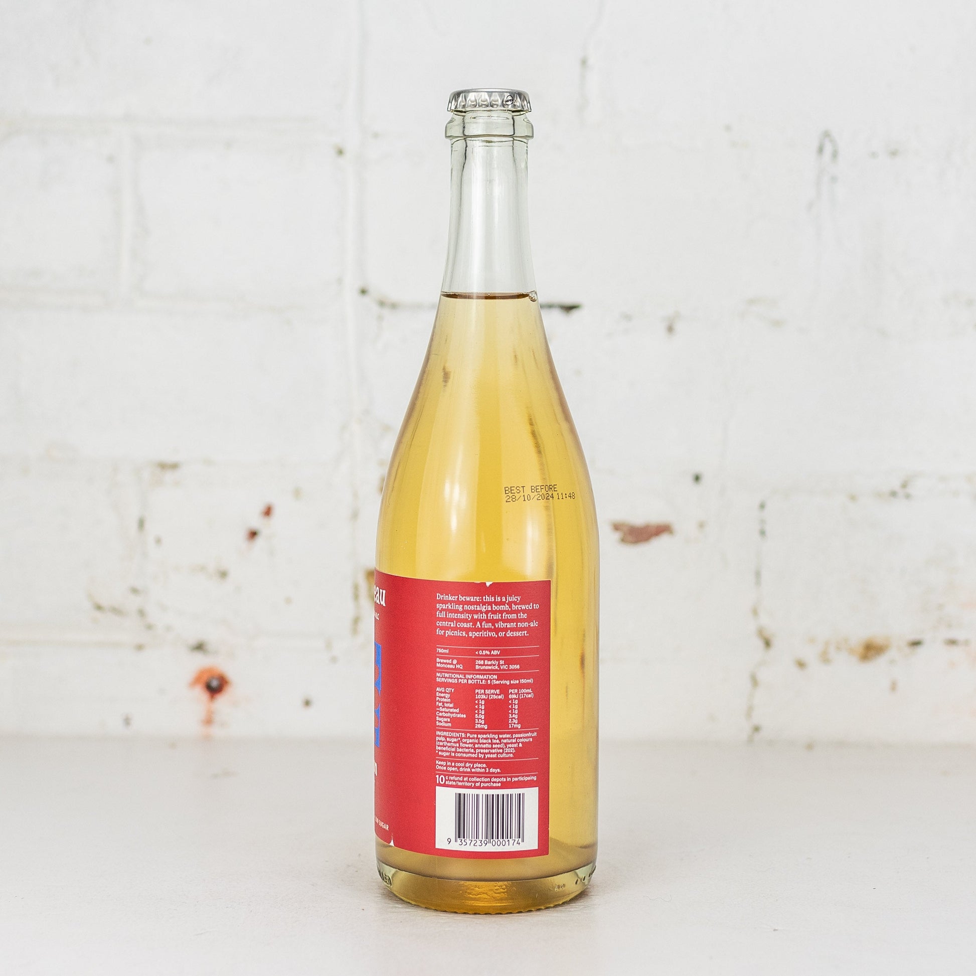 Monceau Co. - Passionfruit Non Alc Sparkling 750ml