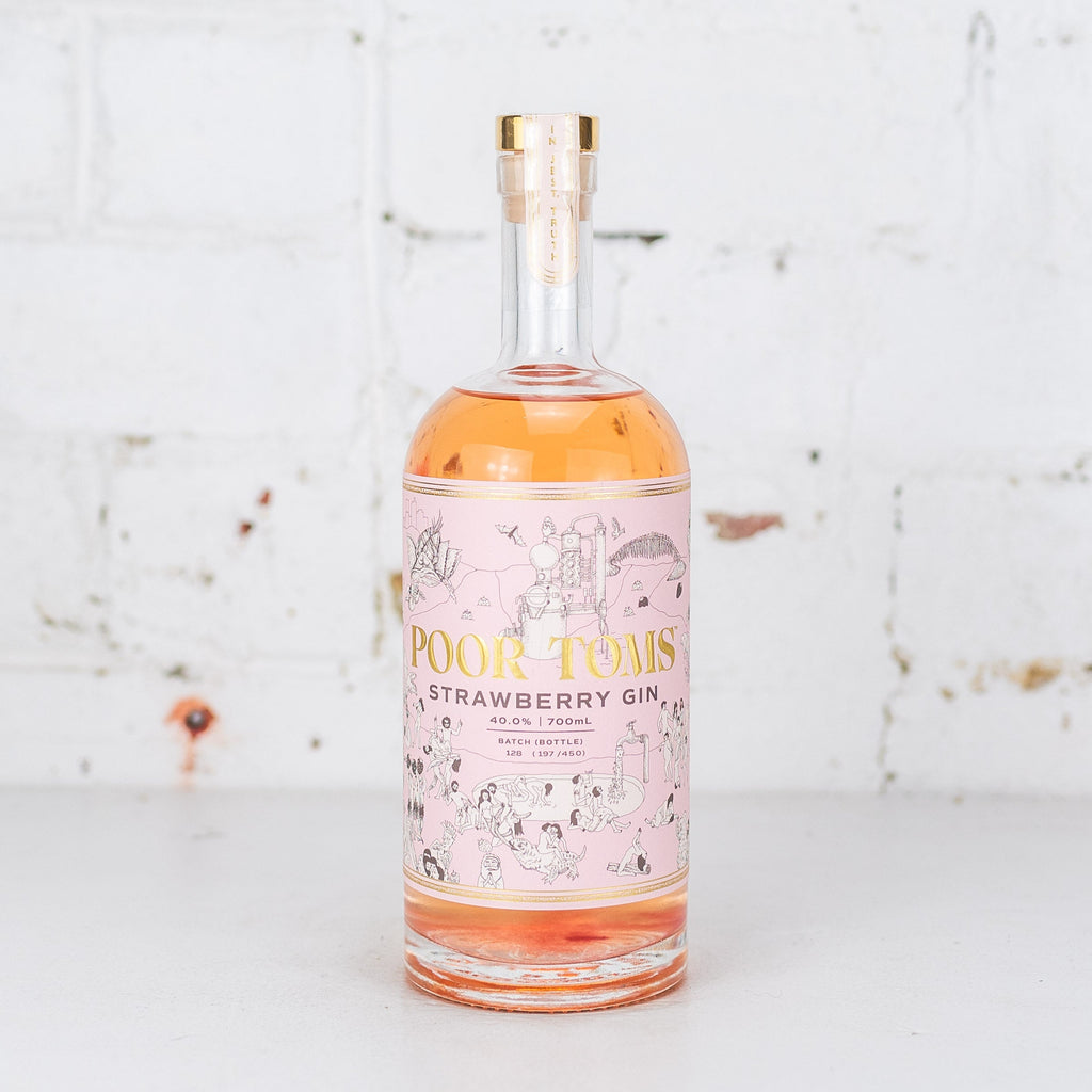 Poor Toms - Strawberry Gin 700ml
