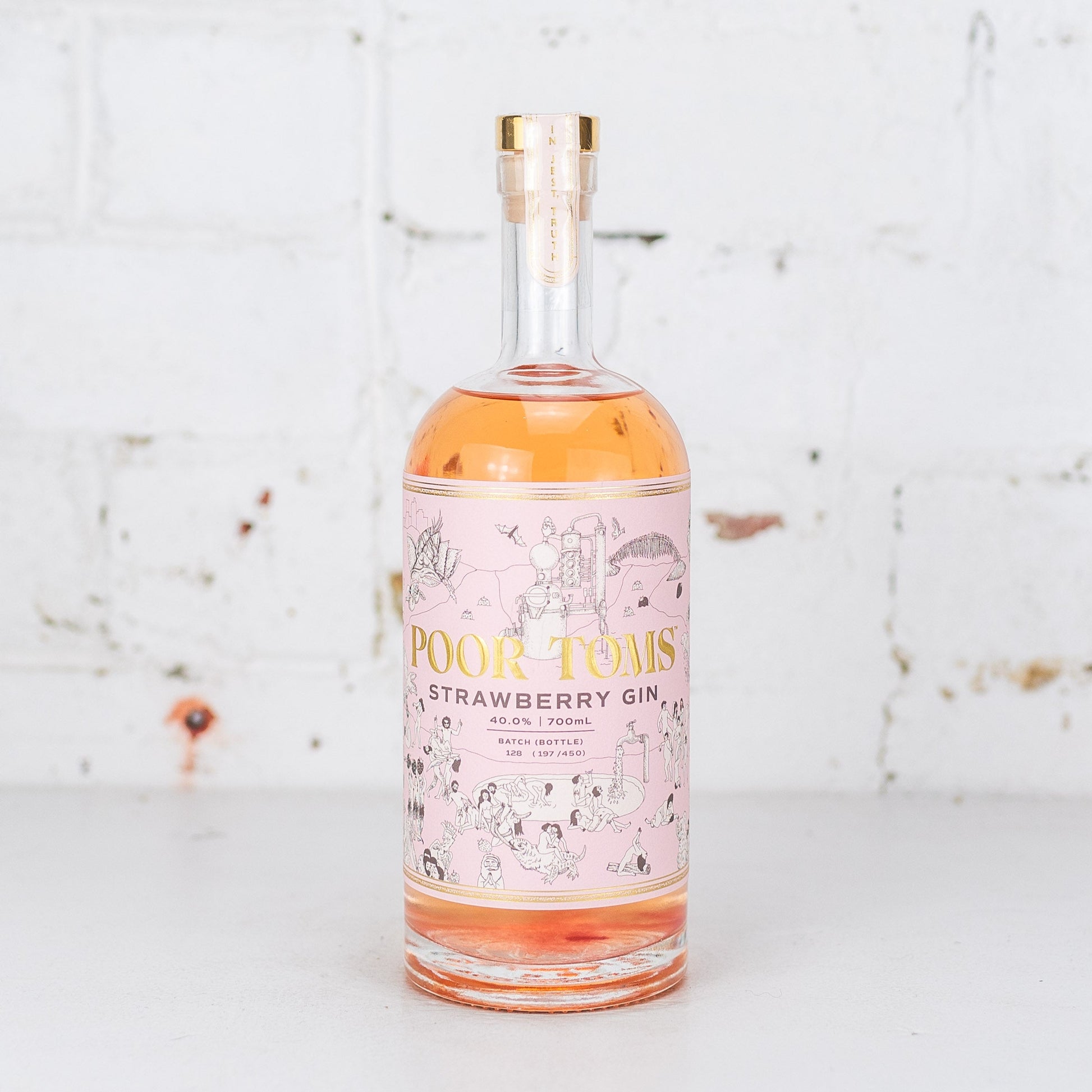Poor Toms - Strawberry Gin 700ml