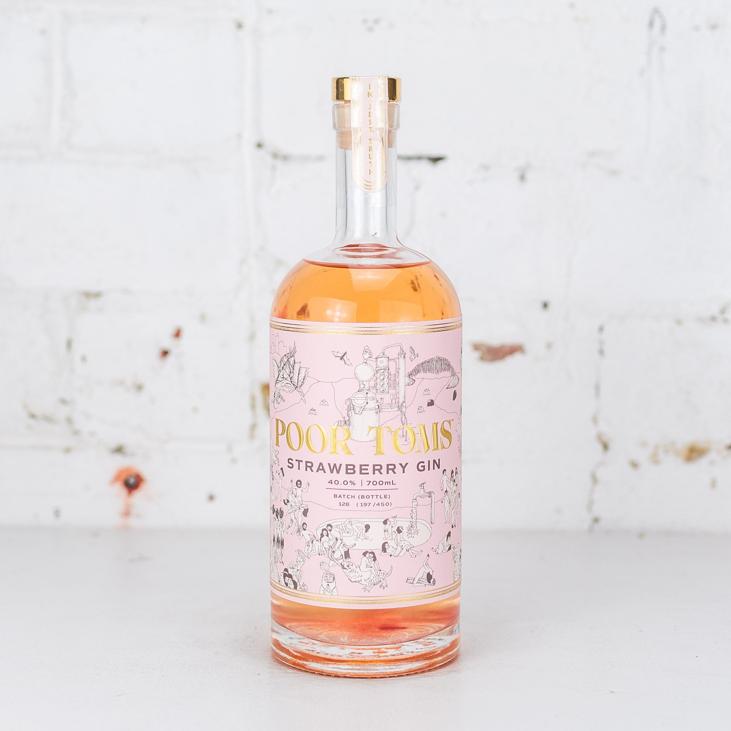 Poor Toms - Strawberry Gin 700ml