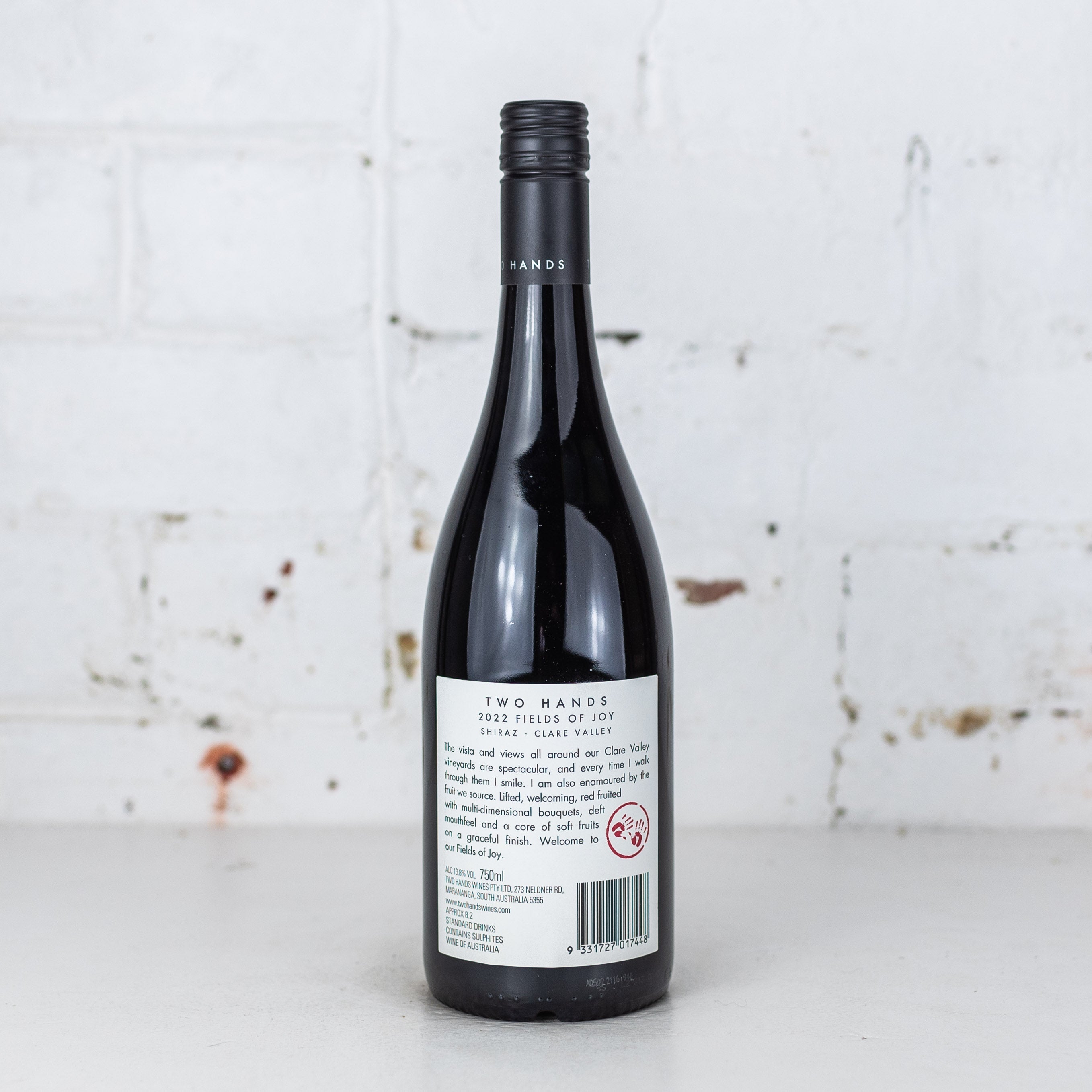 Two Hands - ‘Fields of Joy’ Shiraz 750ml