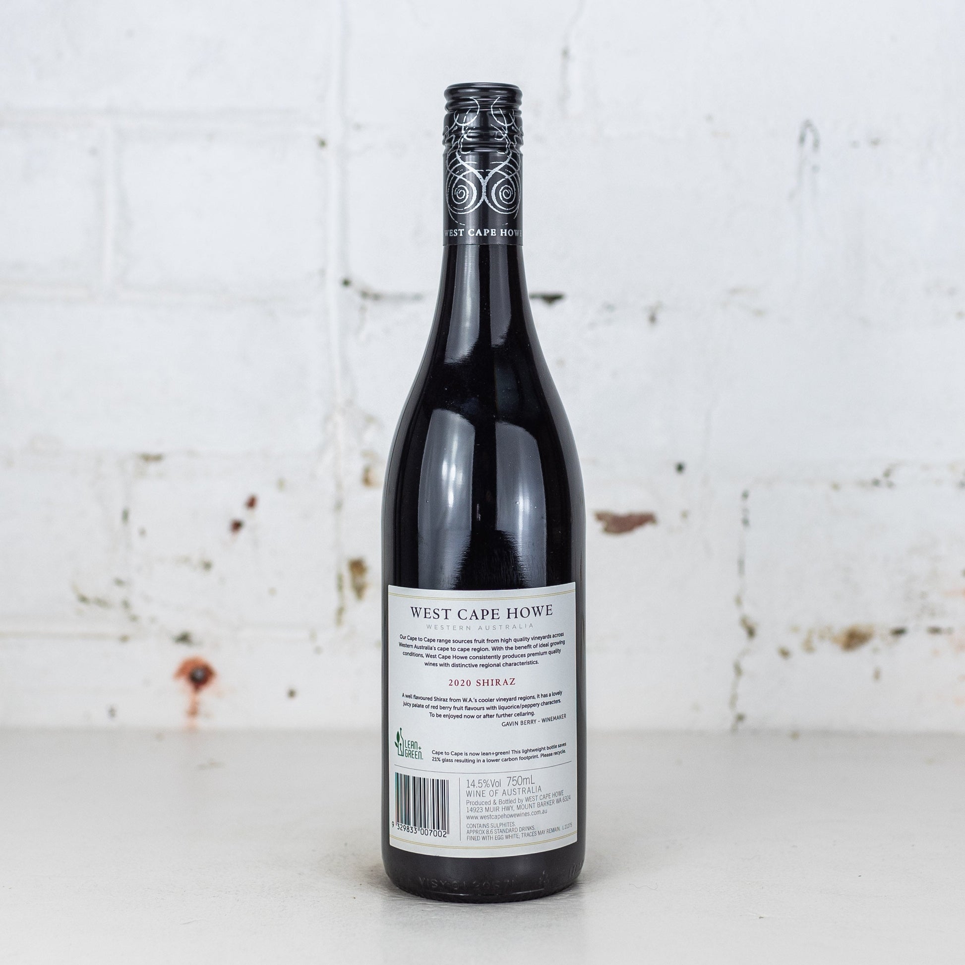 West Cape Howe - Cape to Cape Shiraz 750ml