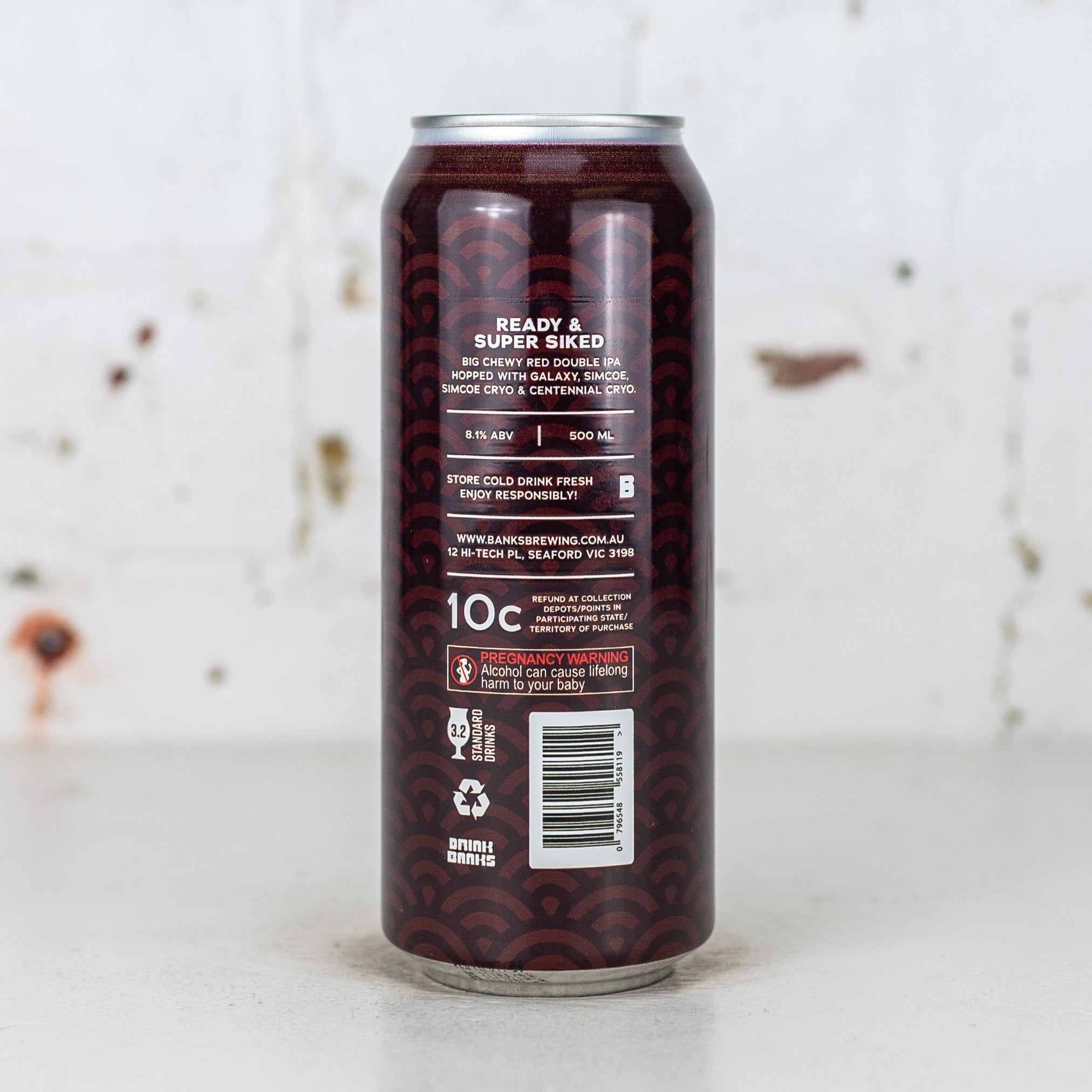 Banks - Ready and Super Siked Red DIPA