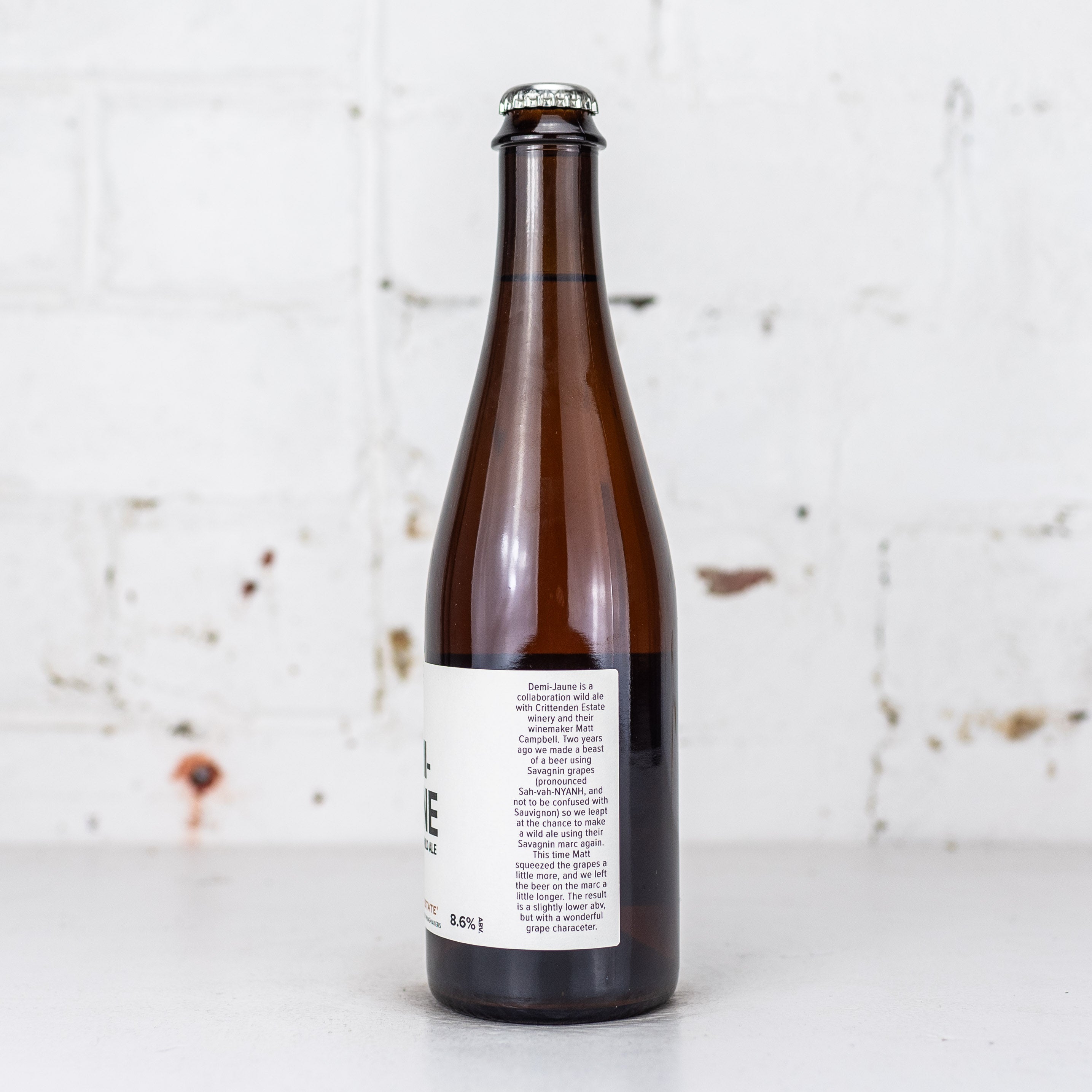 Boatrocker x Crittenden Estate 'Demi-Jaune' Savagnin Marc Wild Ale 500ml