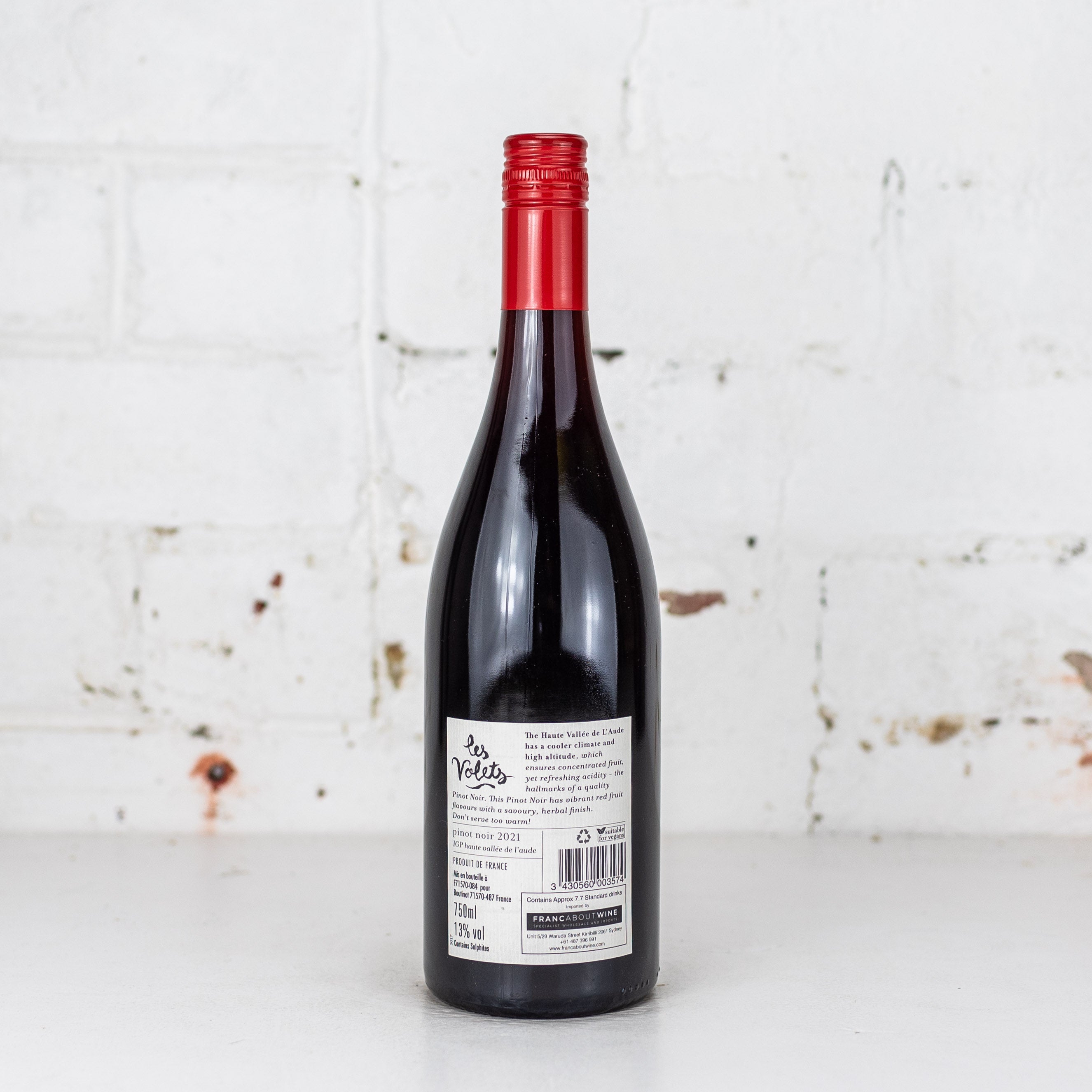 Les Volets - Pinot Noir 2021 750ml