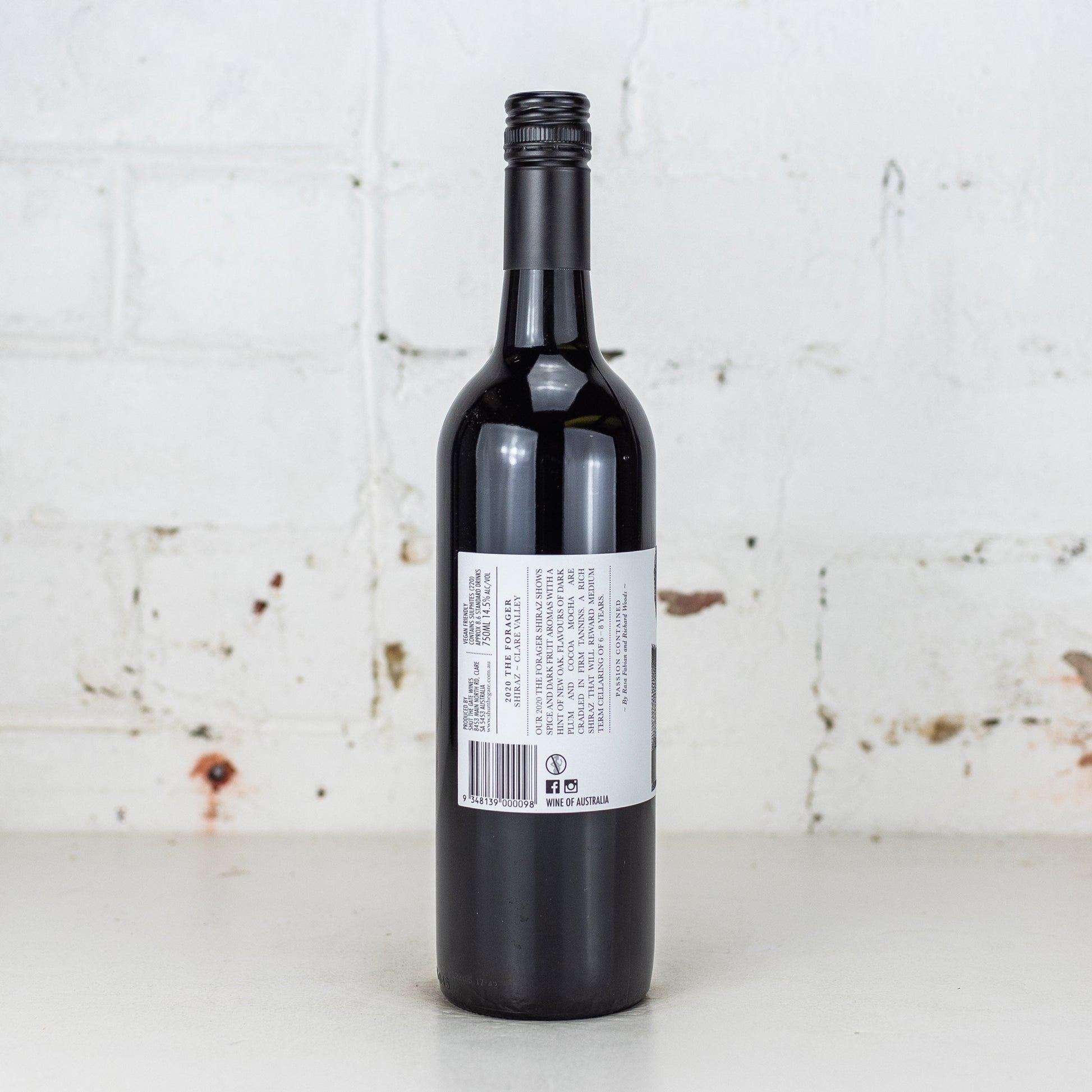 Shut The Gate - Forager Shiraz 750ml